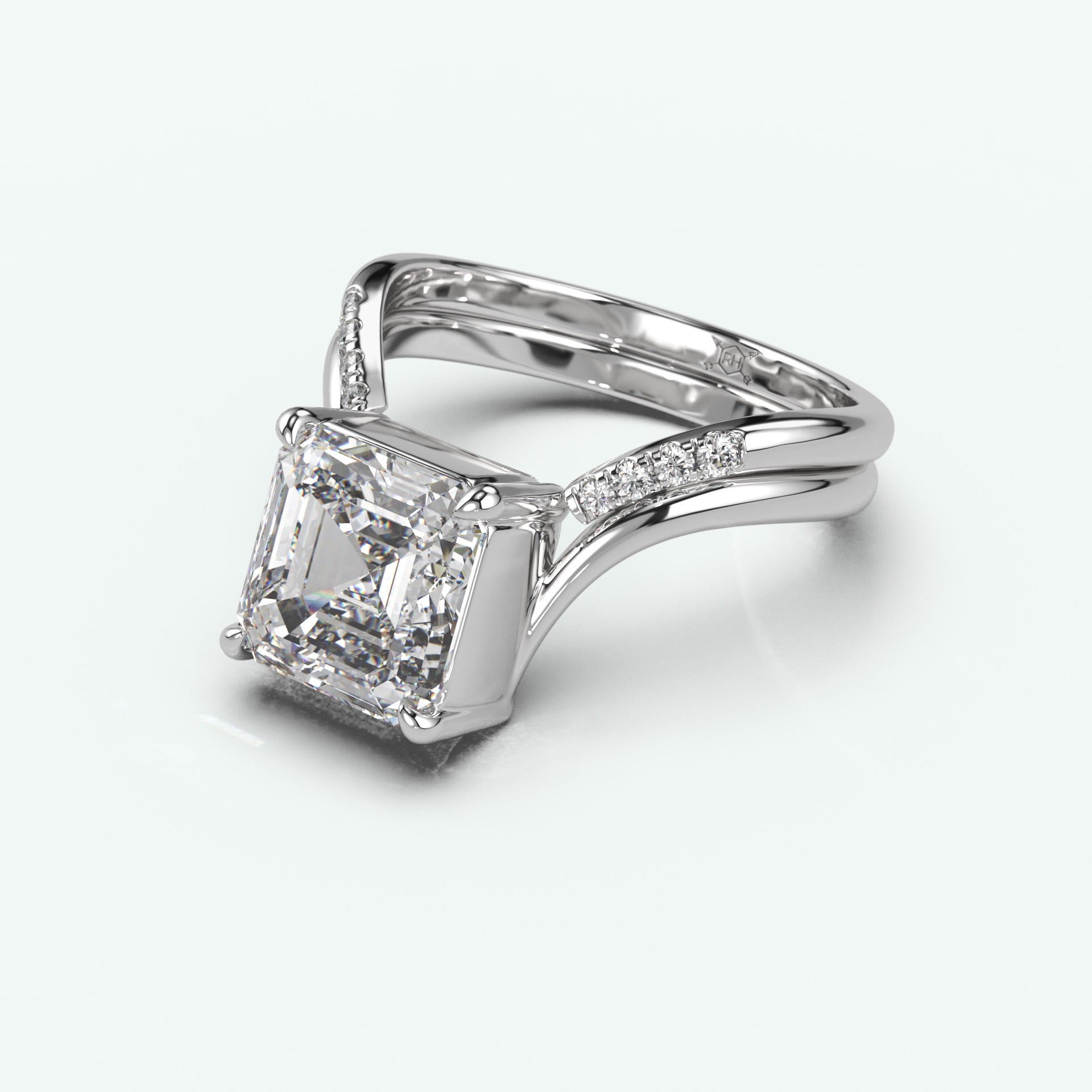 White Gold - Asscher