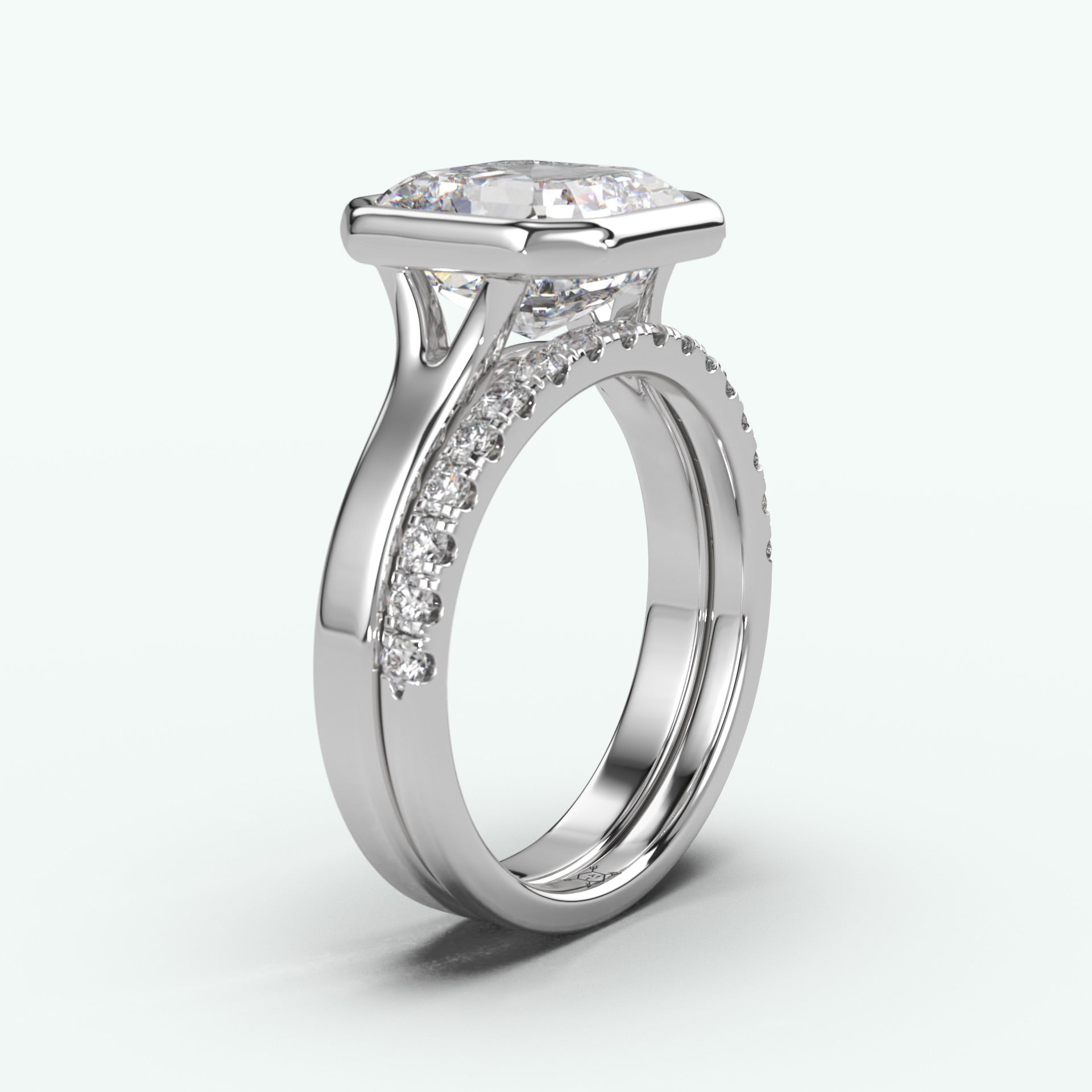 White Gold - Asscher