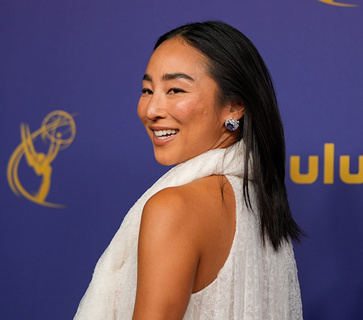 Greta Lee Stuns at the 2024 Emmys with Diamond Jewelry