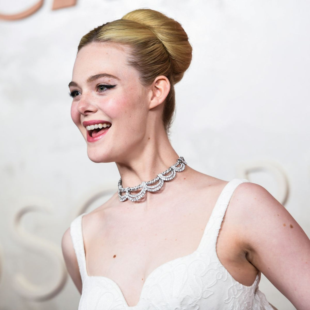 Elle Fanning Stuns in Vintage Diamond Choker at the 97th Grammys — A Love Letter to Timeless Glamour