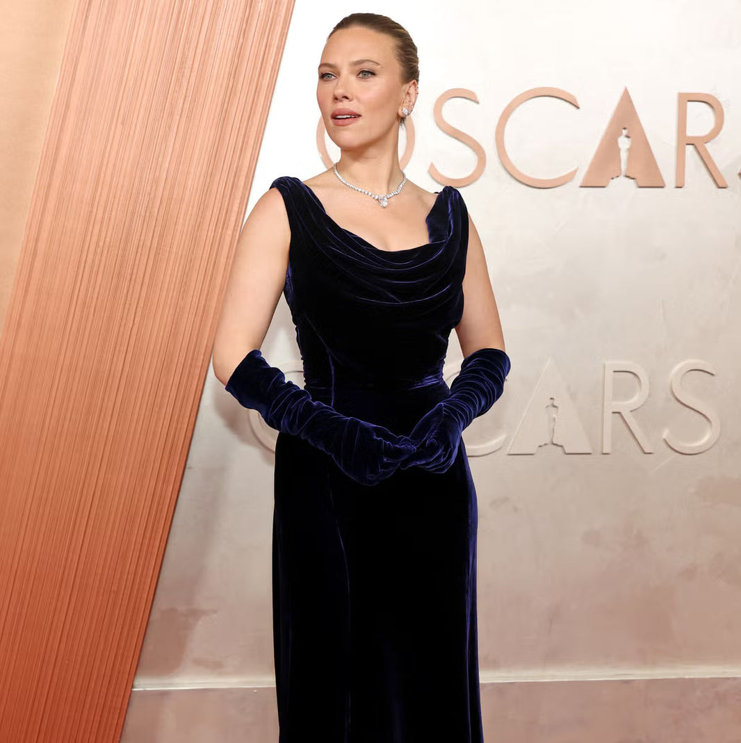 Scarlett Johansson Dazzles with a Diamond Necklace at the 2025 Oscars - Create Your Own Sparkle with RobinHood Diamonds