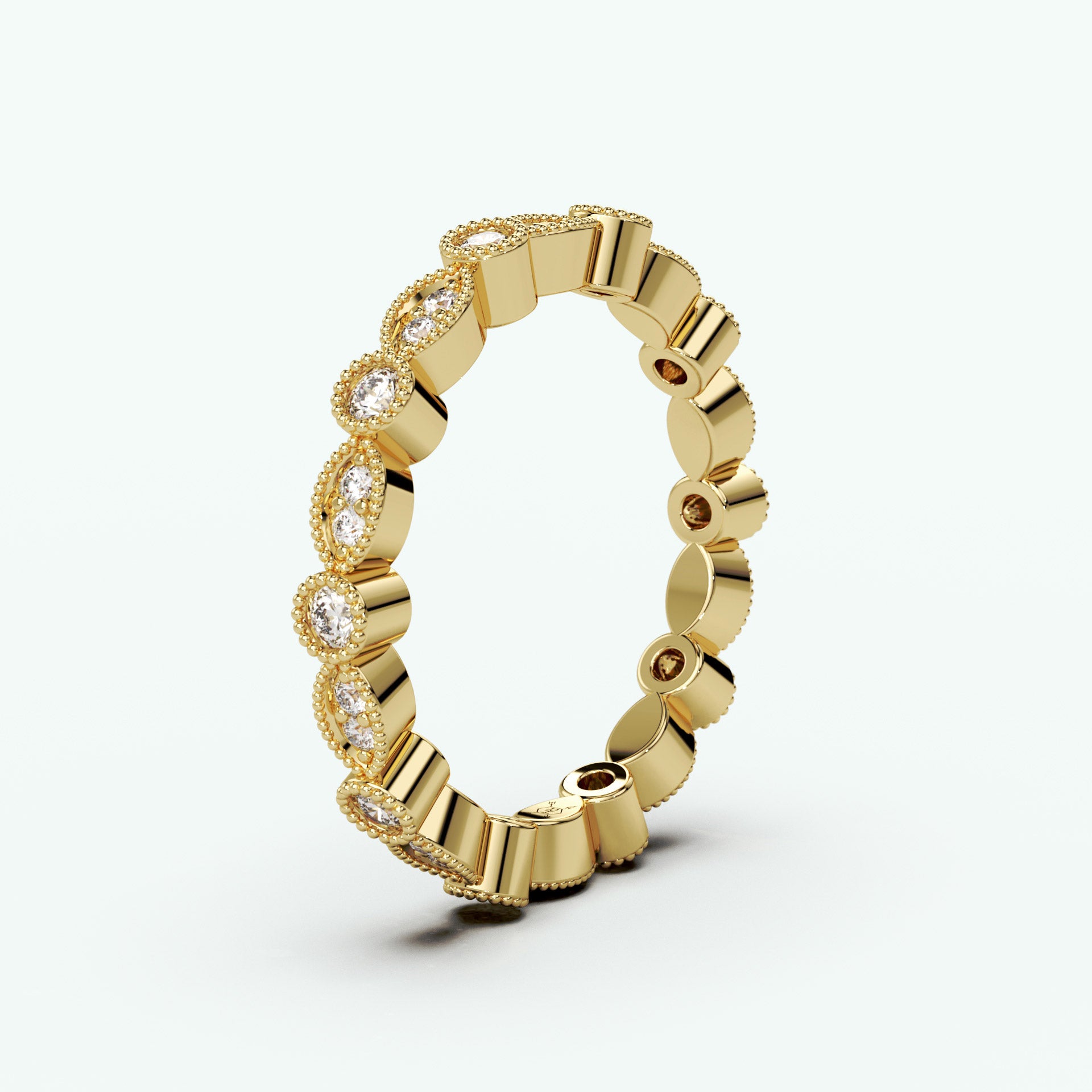 Milgrain Eternity Band