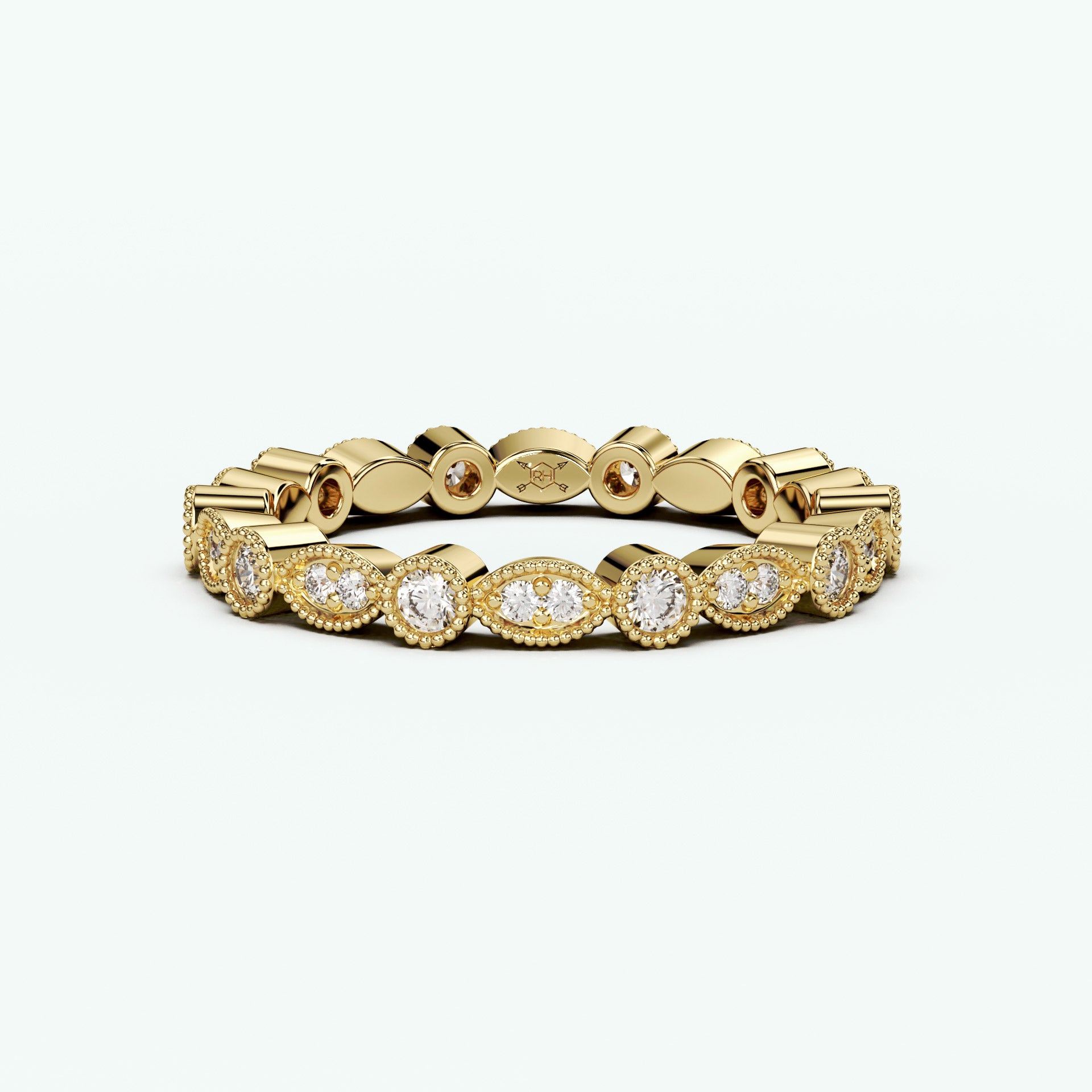 Milgrain Eternity Band