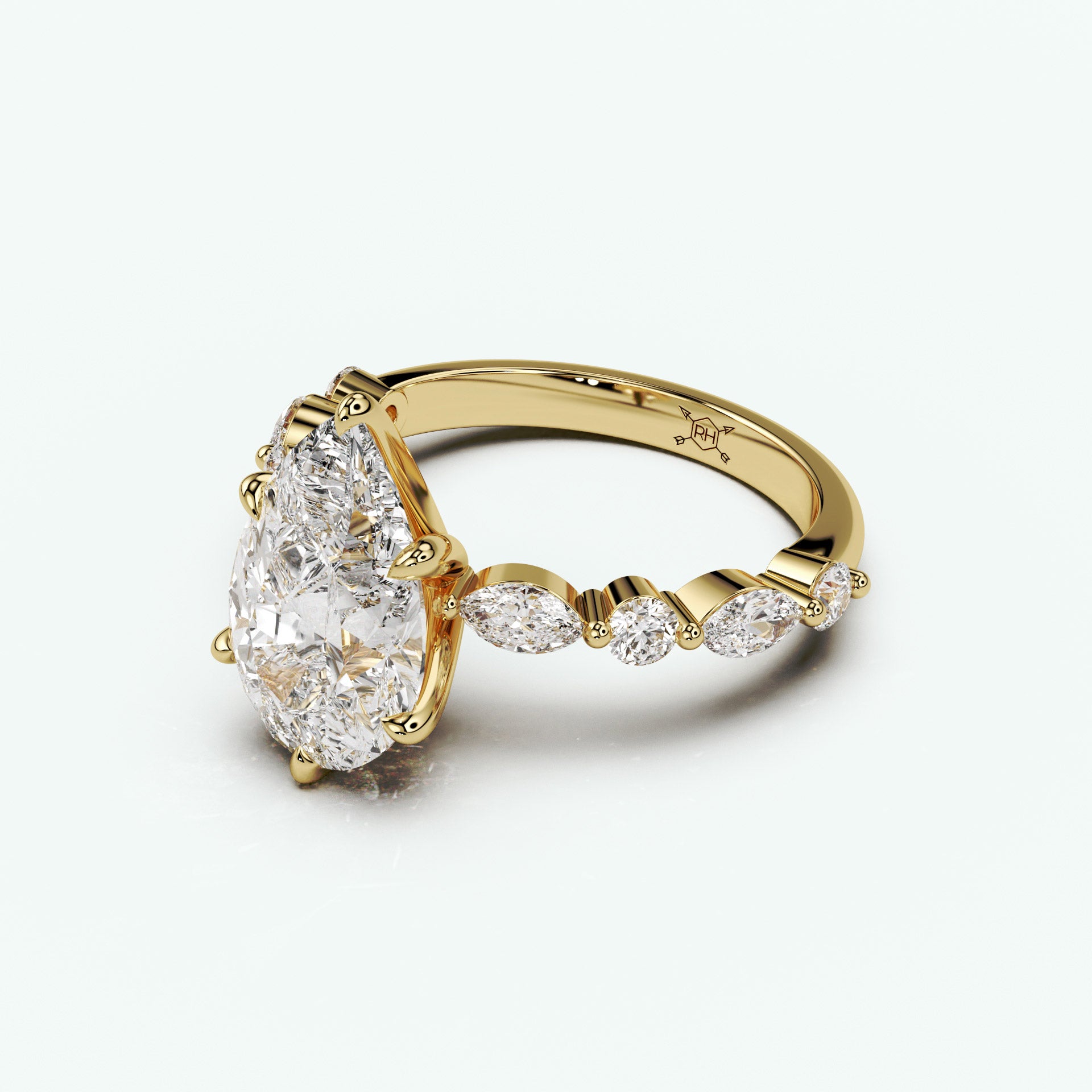 14K Yellow Gold