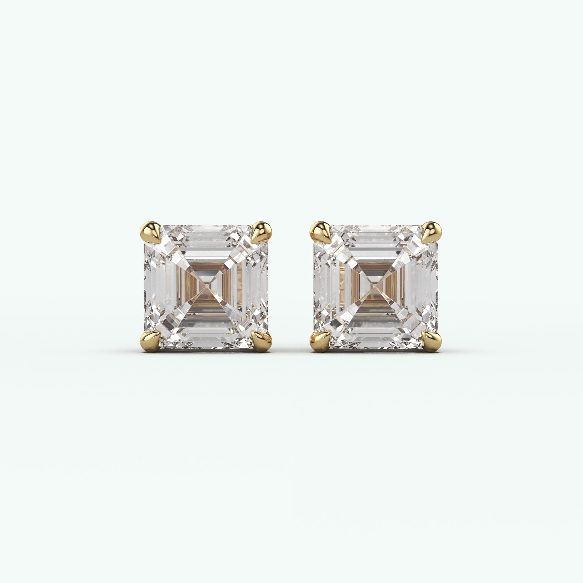 Yellow Gold - Asscher