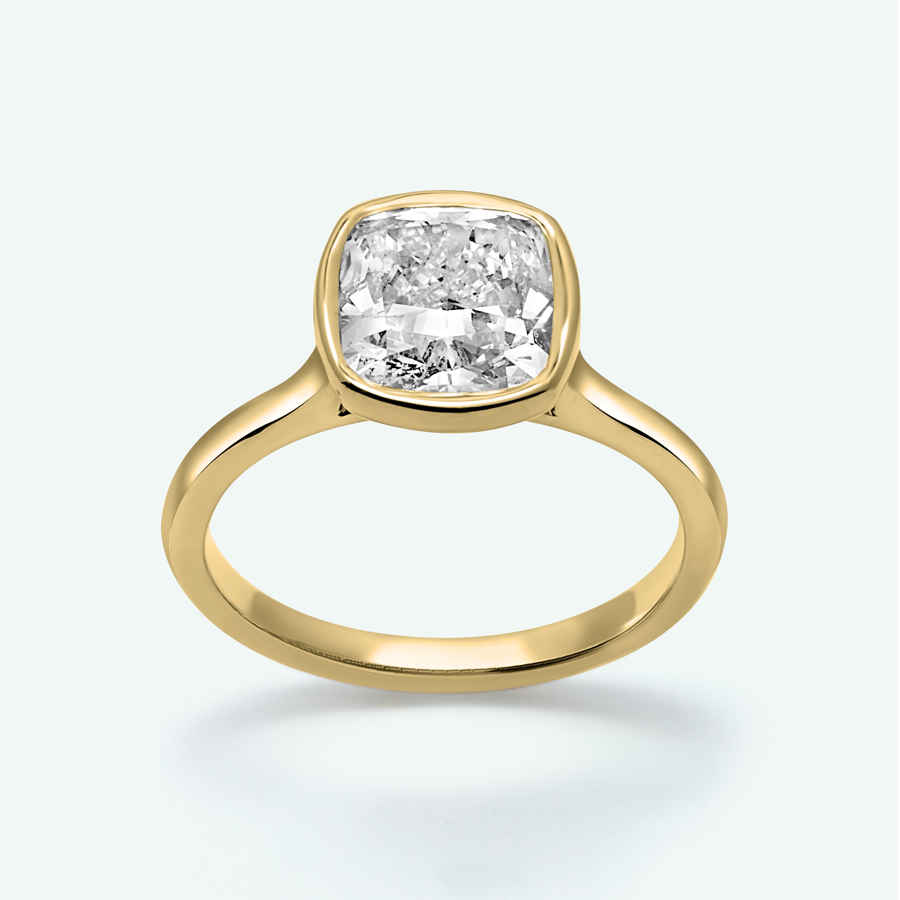 The Adele With 1.06ct Cushion Shape Center Diamond (VS1, H) IGI Certified