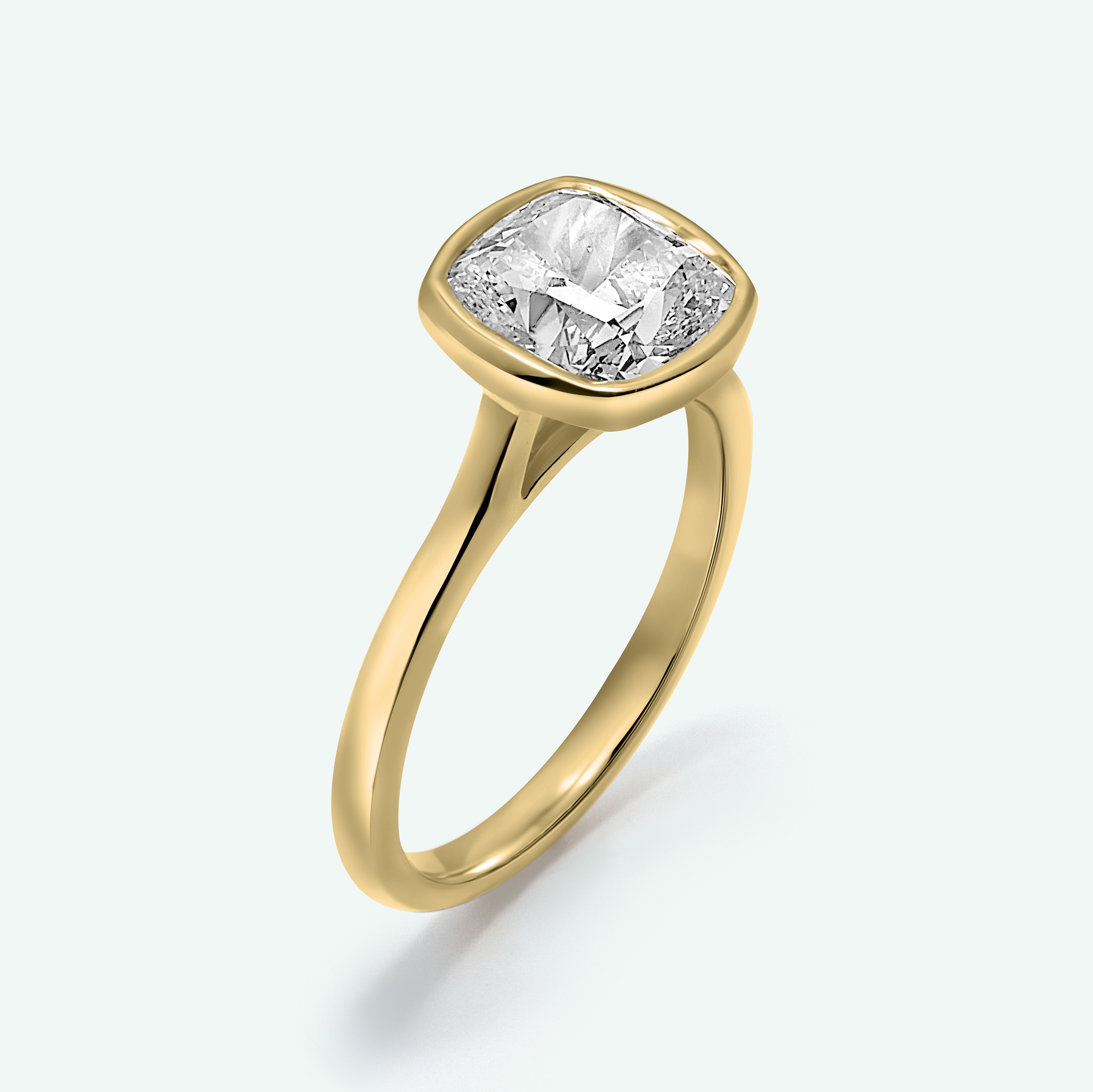 The Adele With 1.06ct Cushion Shape Center Diamond (VS1, H) IGI Certified
