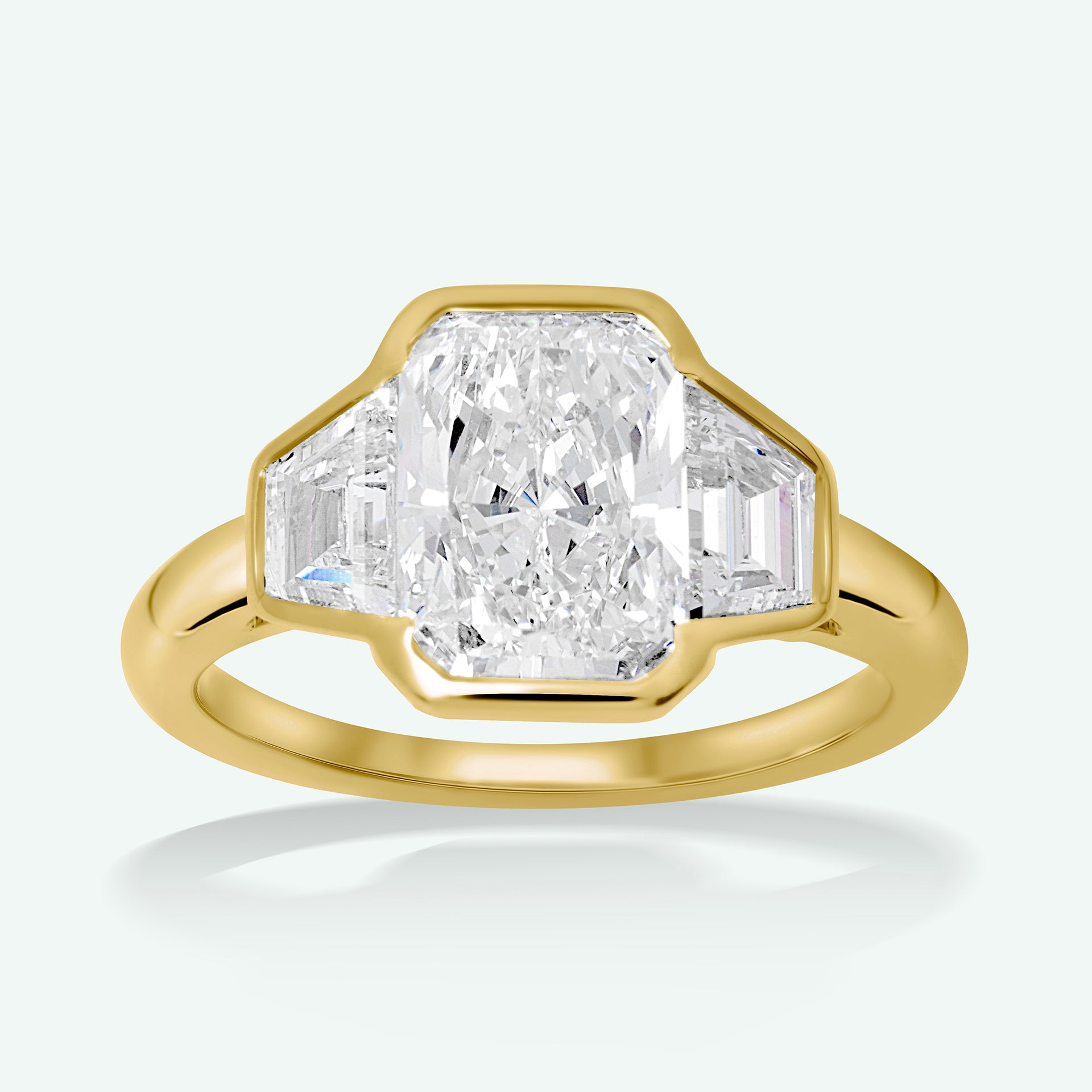 The Ella With 2.04 Carat Radiant Shape Lab Grown Diamond (VS1, G), IGI Certified