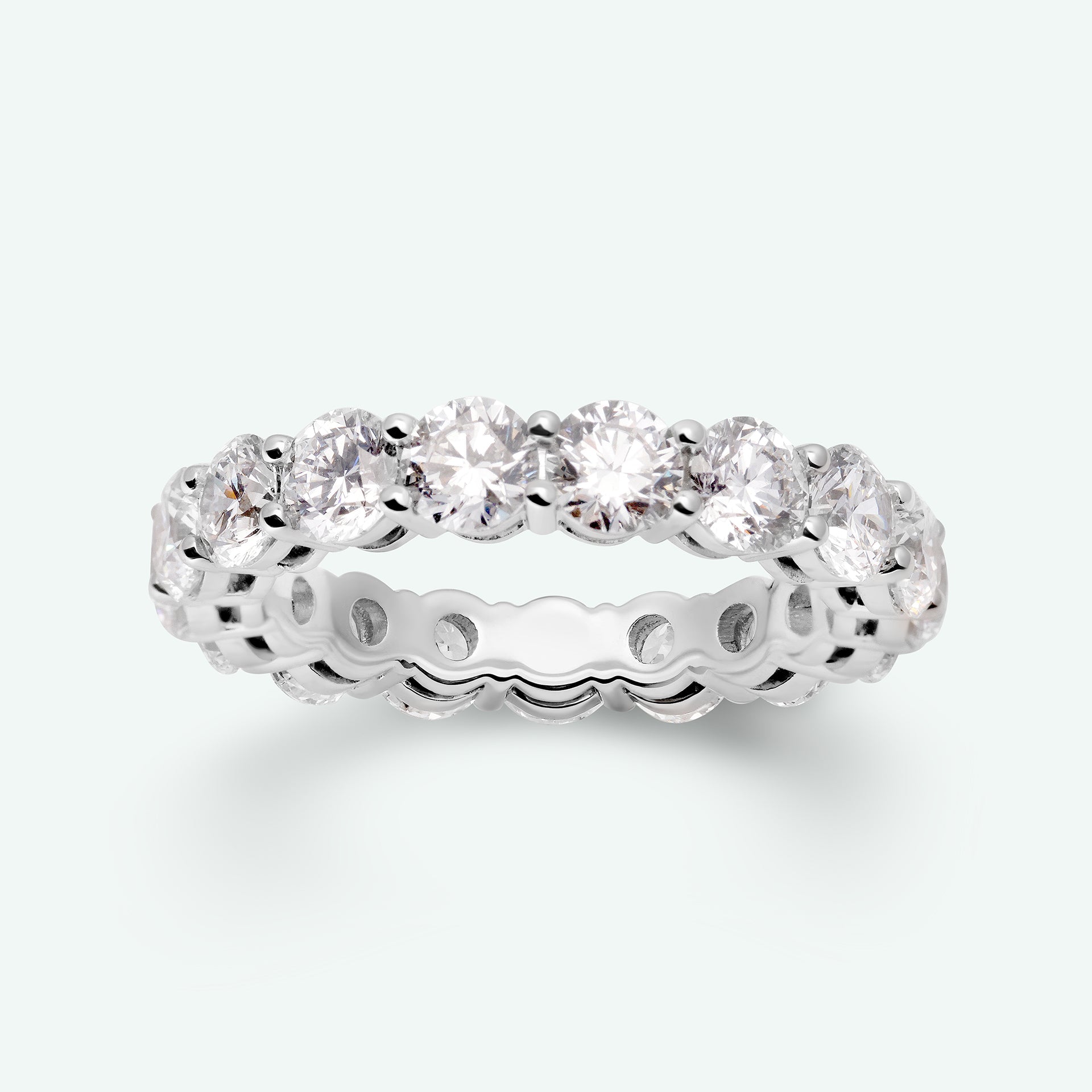 Infinity Glow Band in Platinum, Size 6.5