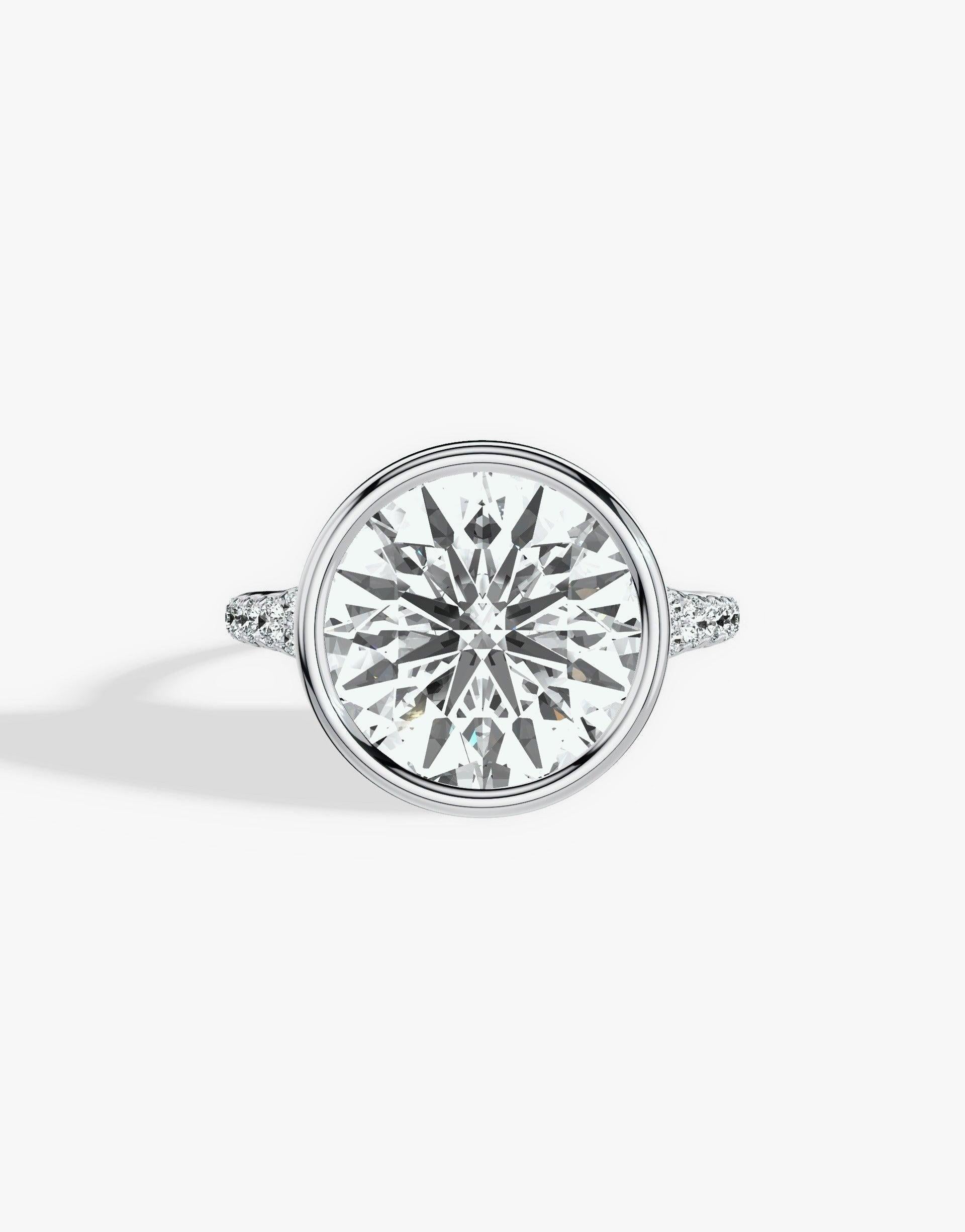The Arpi Bezel Engagement Ring – Robin Hood Diamonds