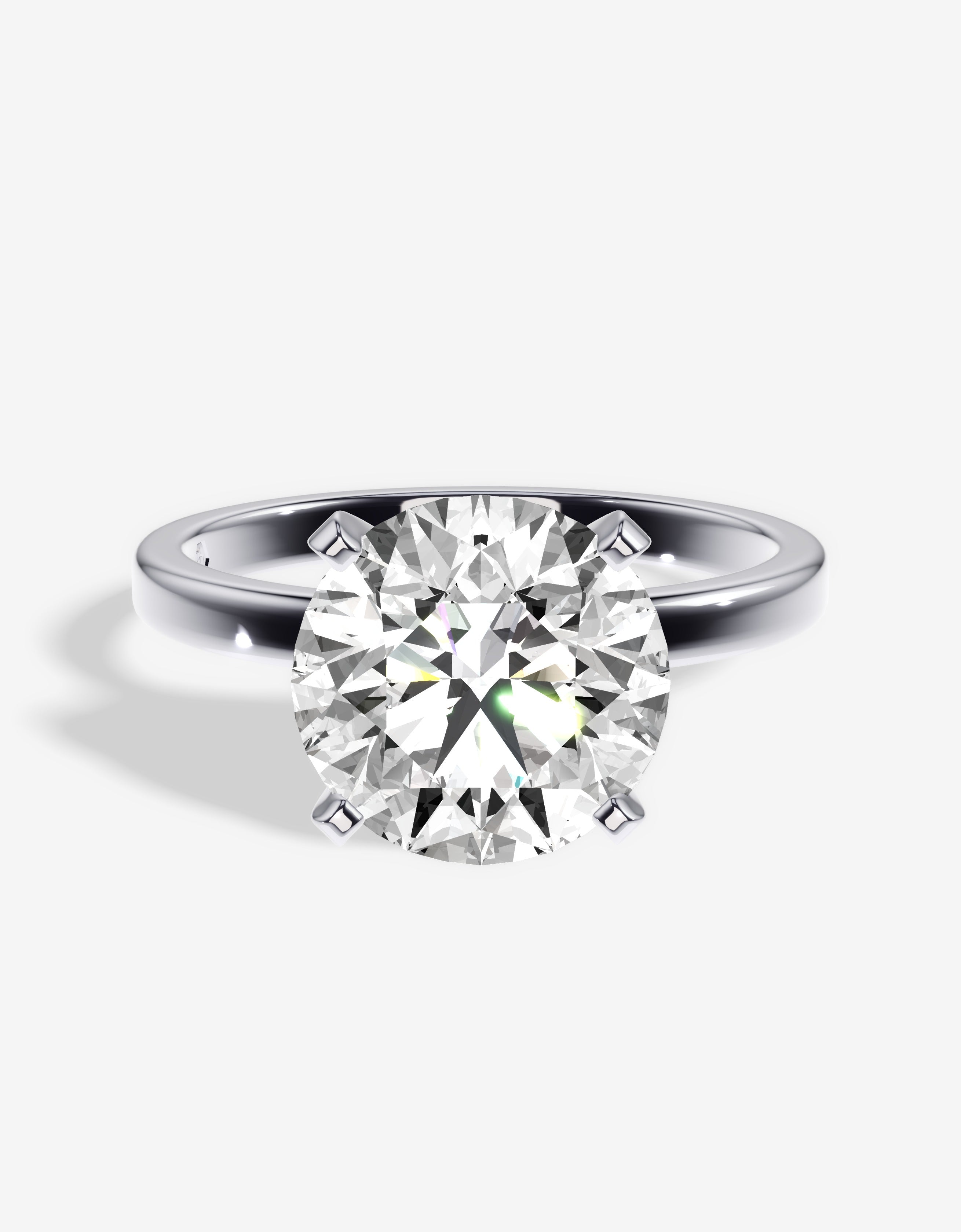 The Madison Classic Solitaire Engagement Ring In Gold – Robin Hood Diamonds