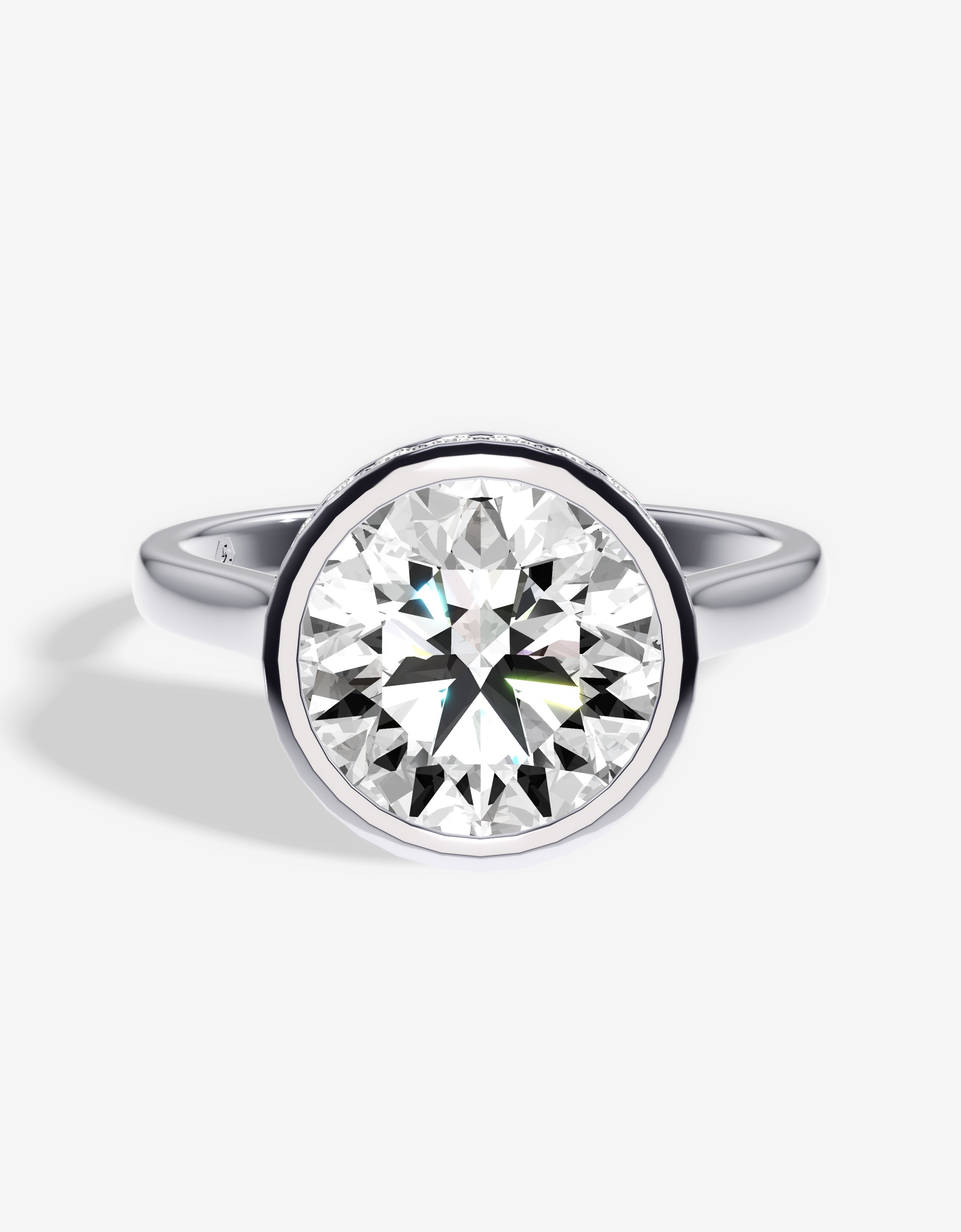 The Arevik Bezel Set Solitaire Engagement Ring – Robin Hood Diamonds