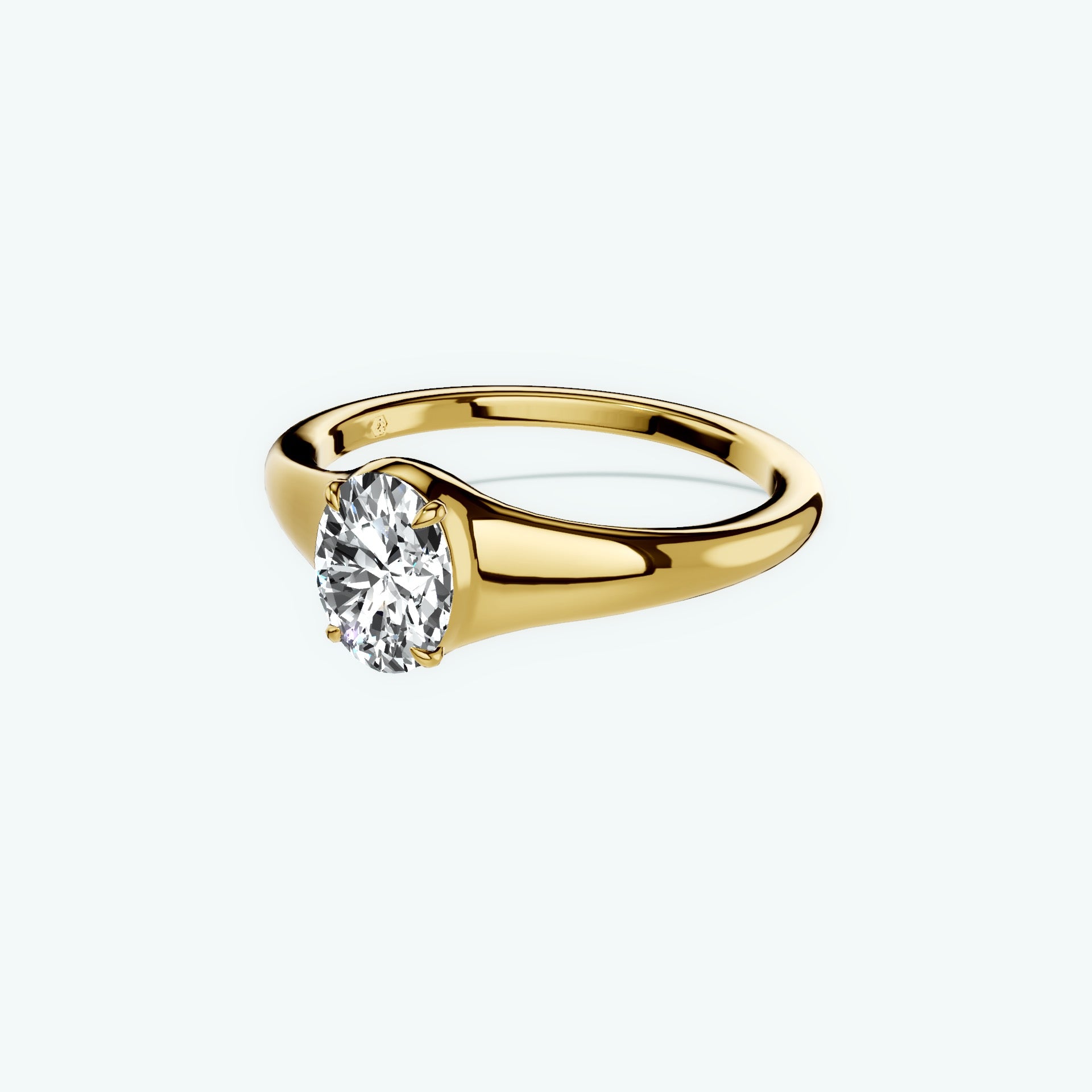 Yellow Gold - Oval
