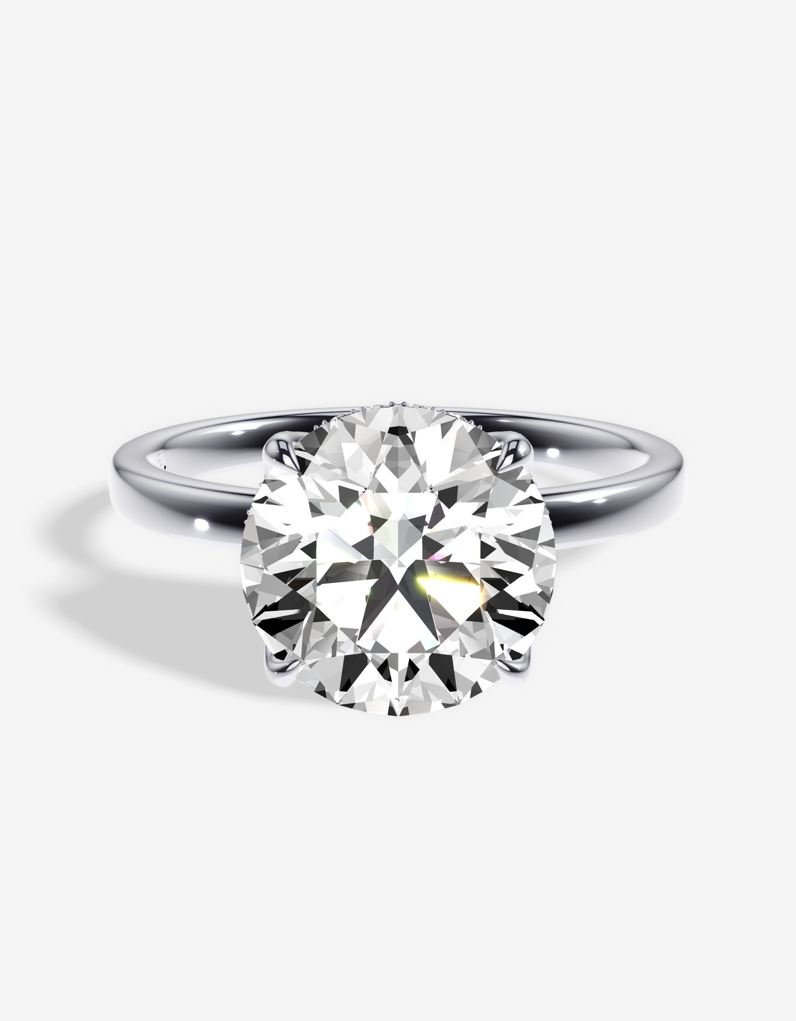 The Lainey Hidden Halo Diamond Engagement Ring – Robin Hood Diamonds