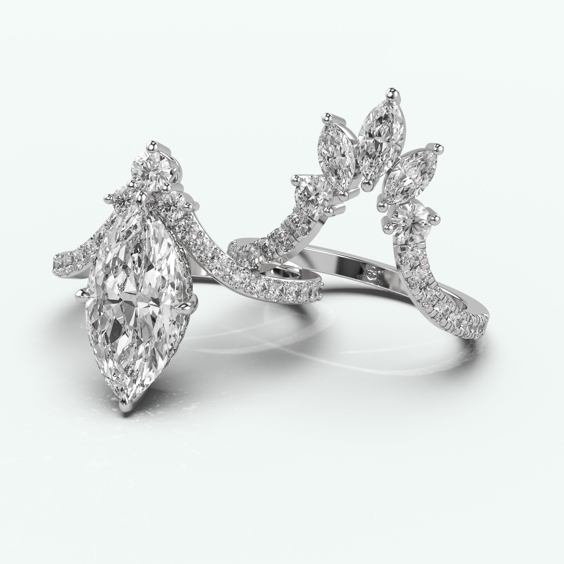 White Gold - Marquise