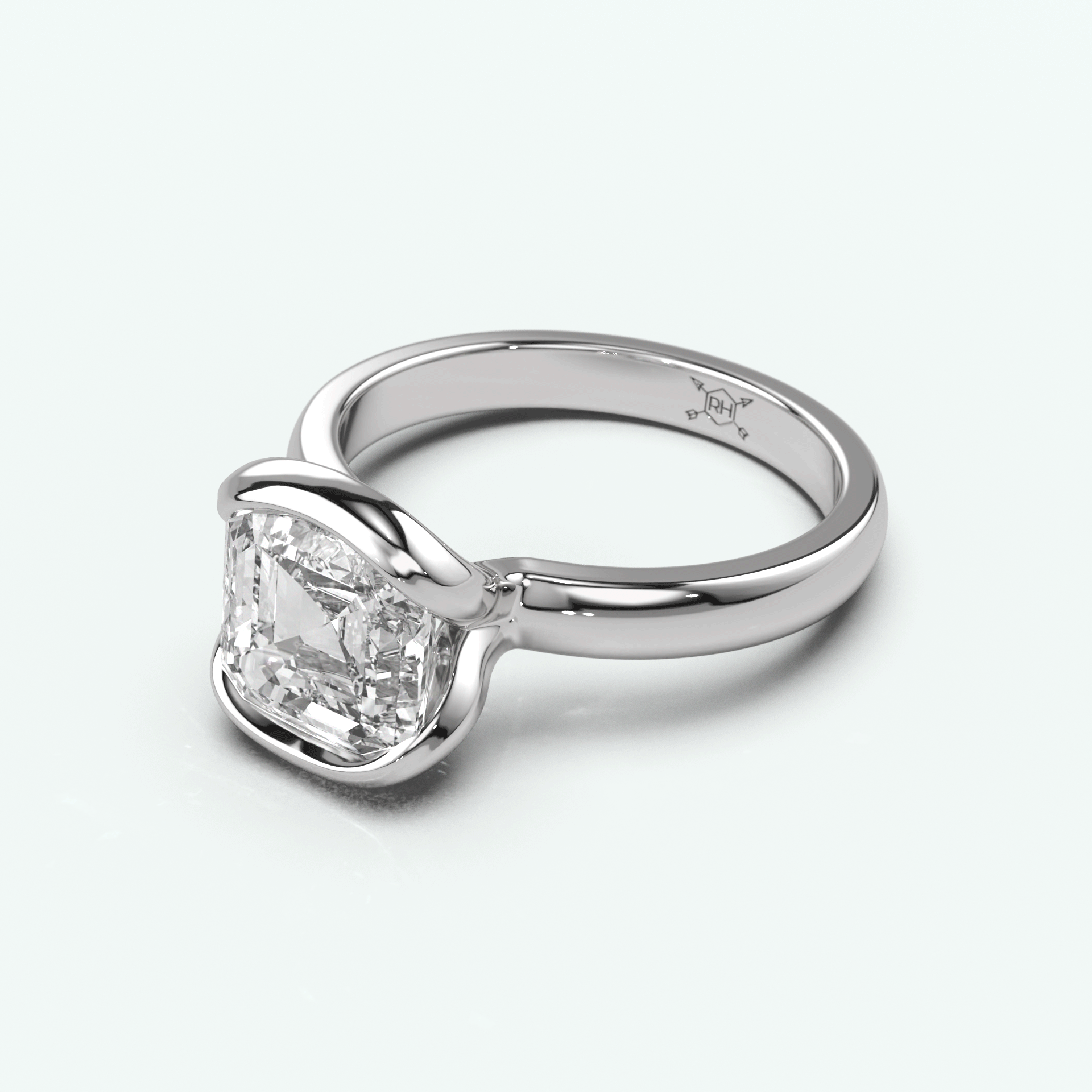 White Gold - Asscher