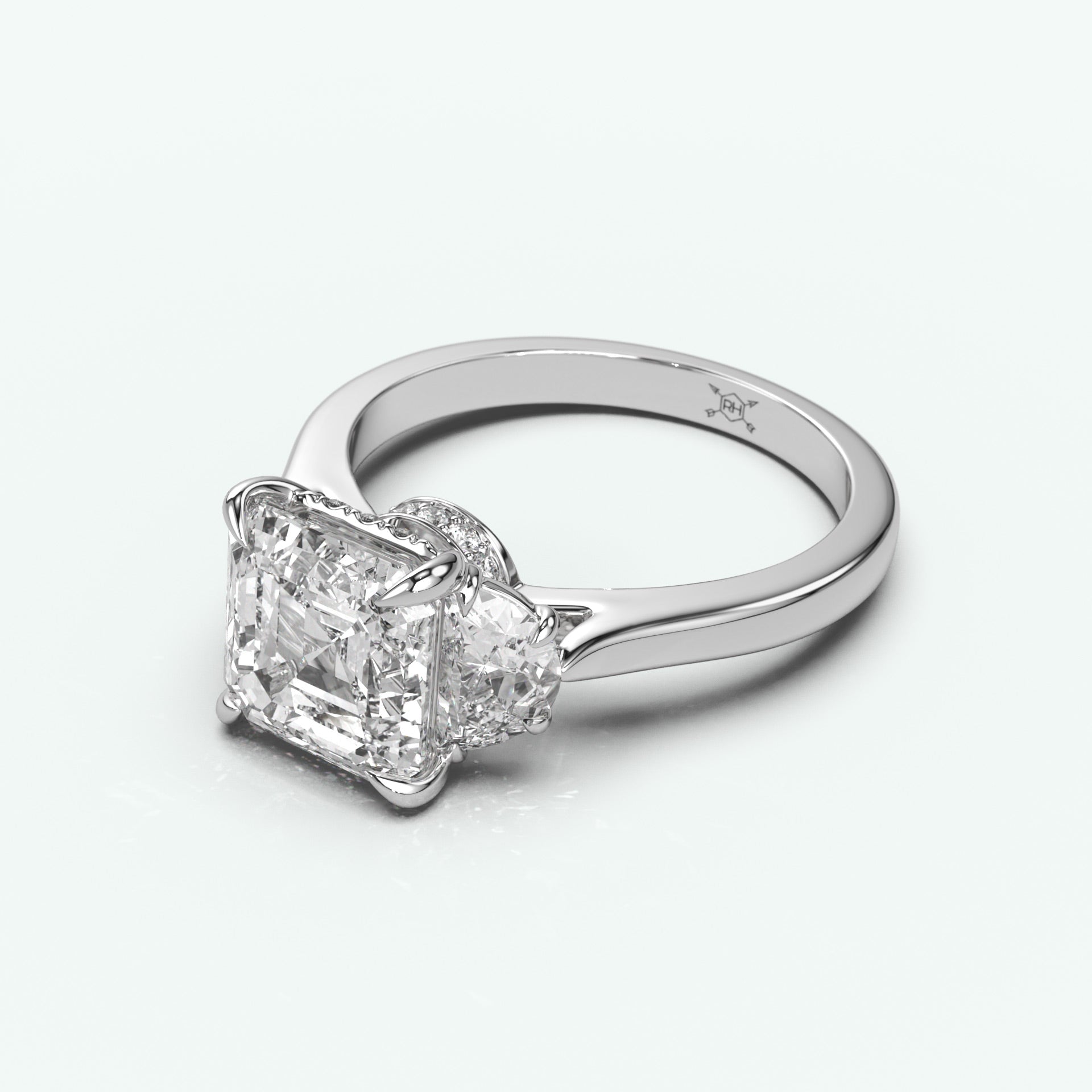 White Gold - Asscher