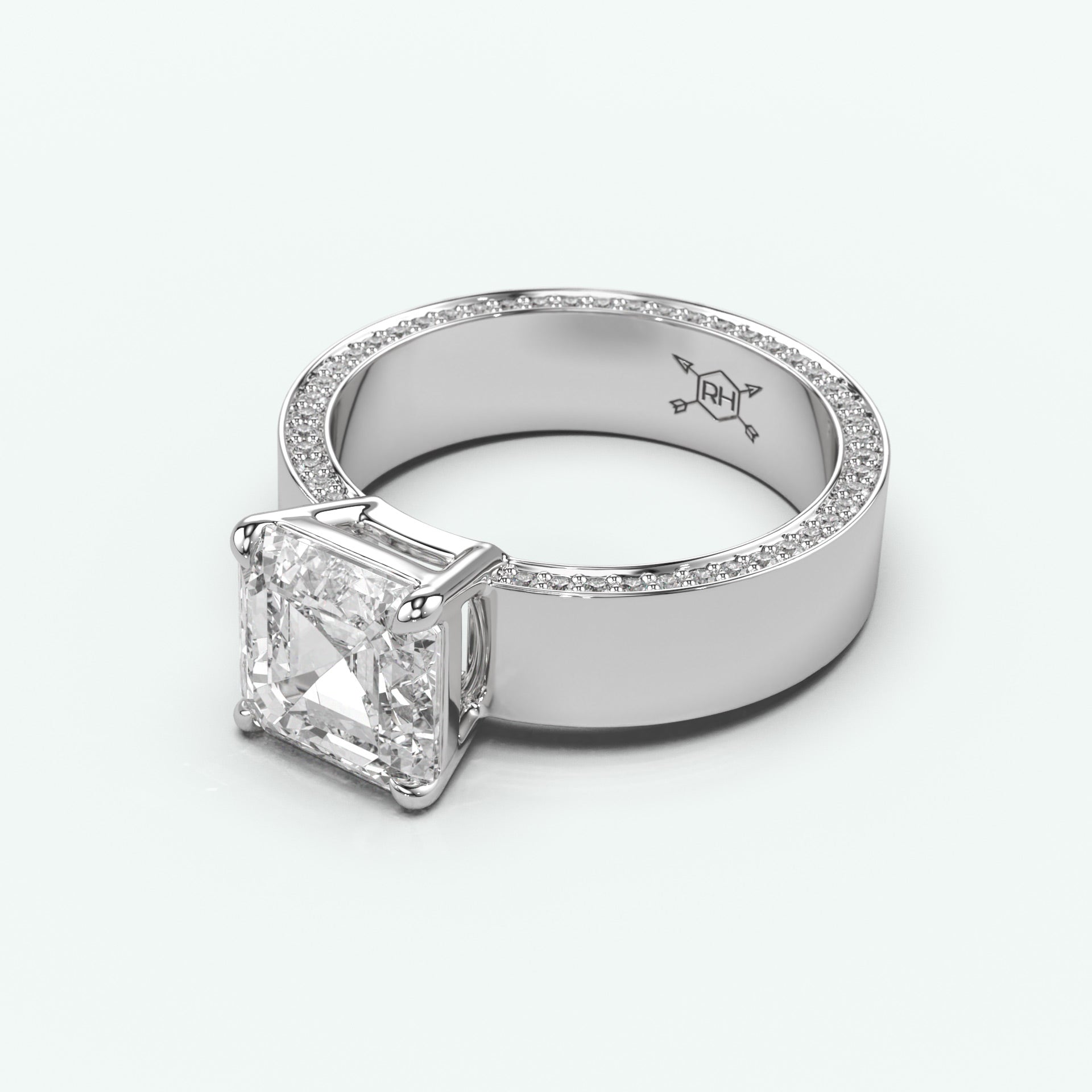 White Gold - Asscher