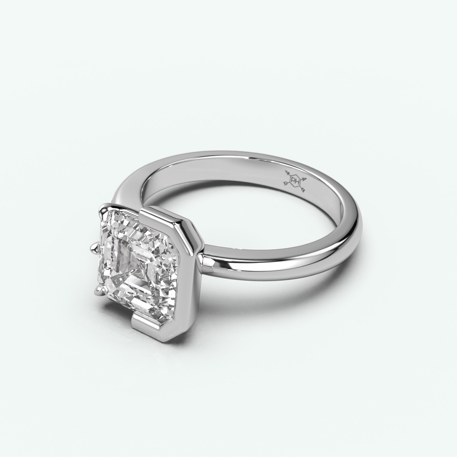 White Gold - Asscher