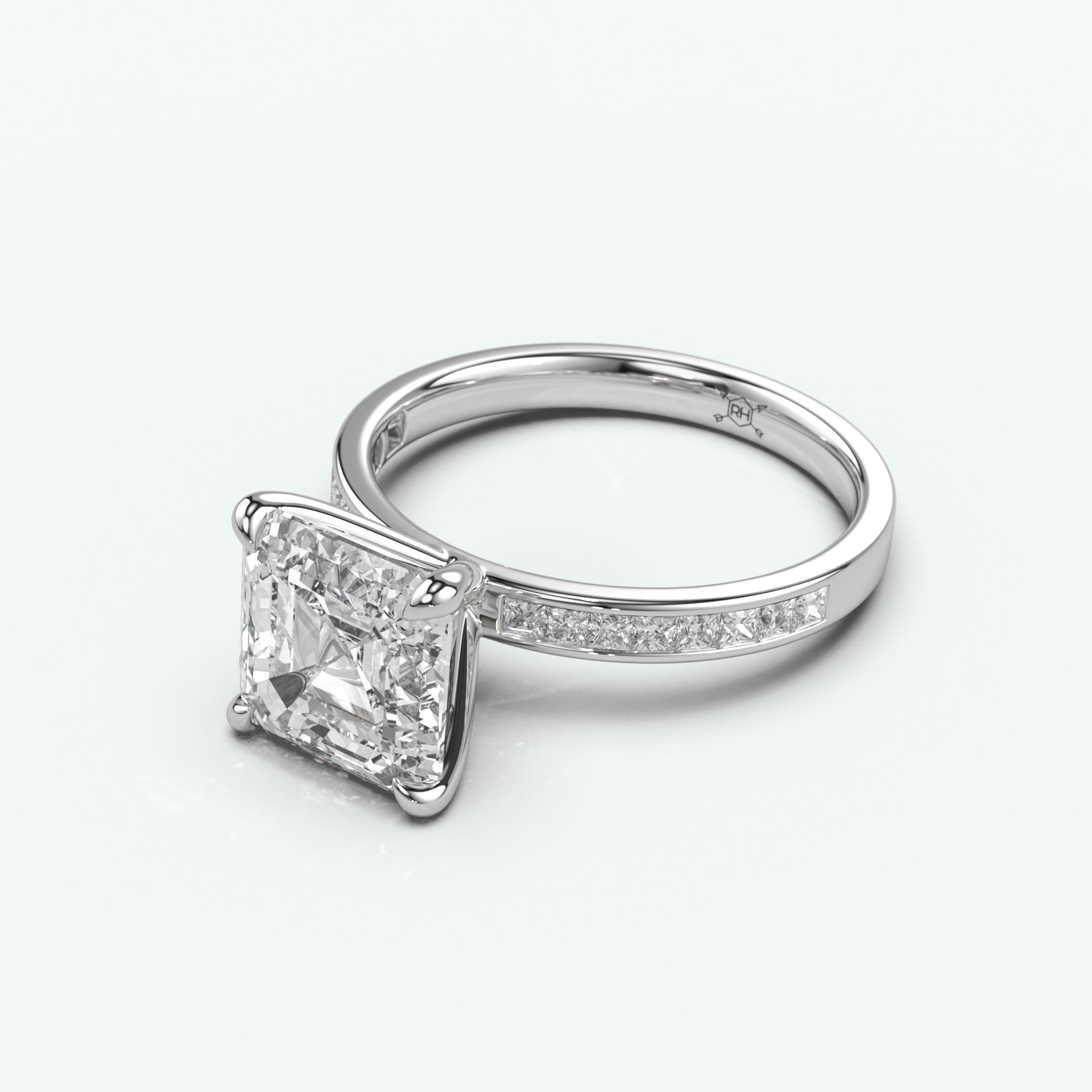 White Gold - Asscher