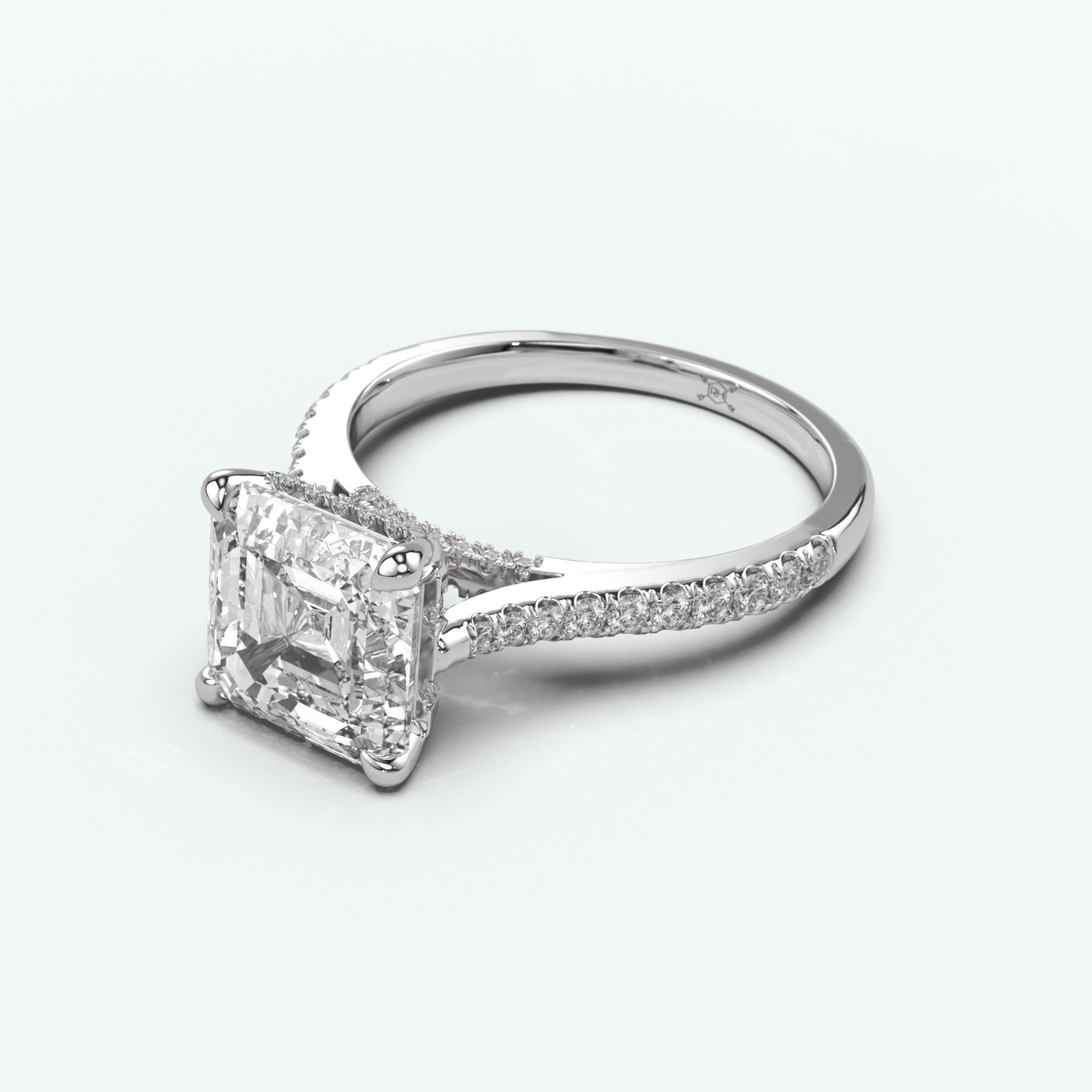 White Gold - Asscher