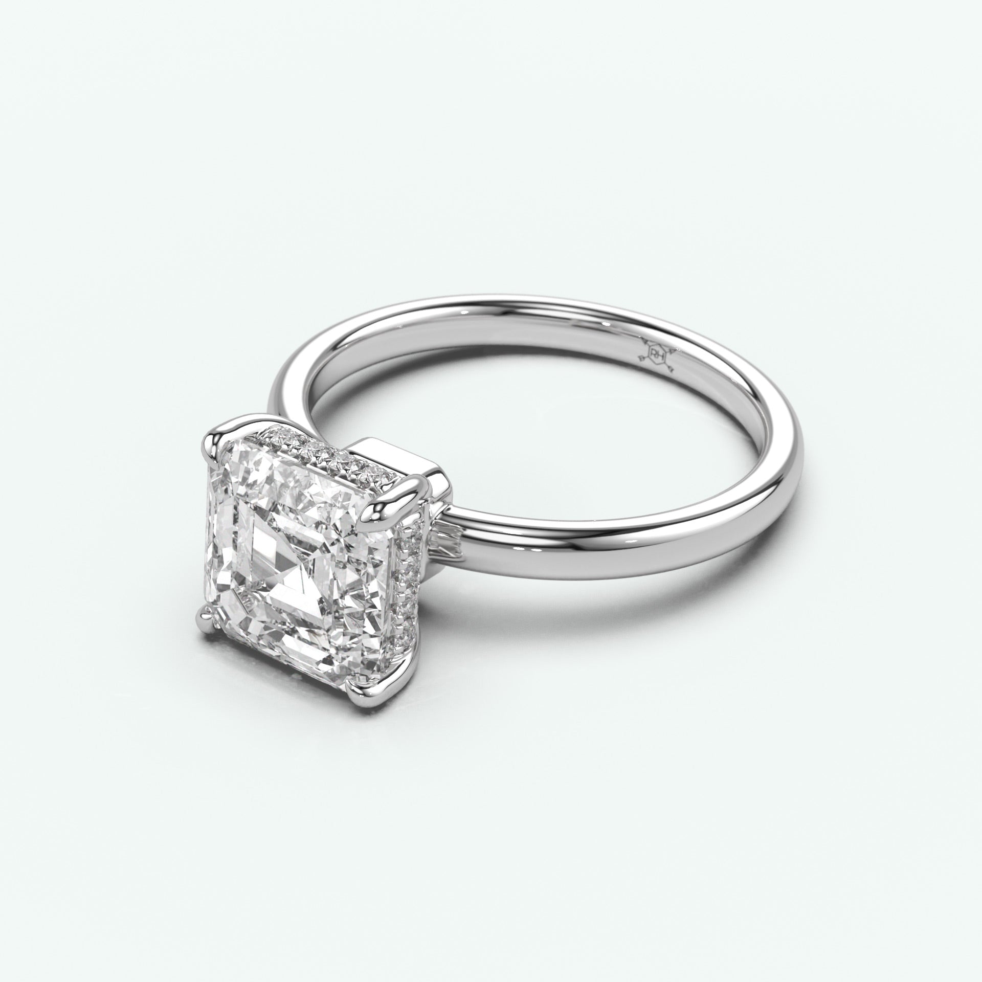 White Gold - Asscher