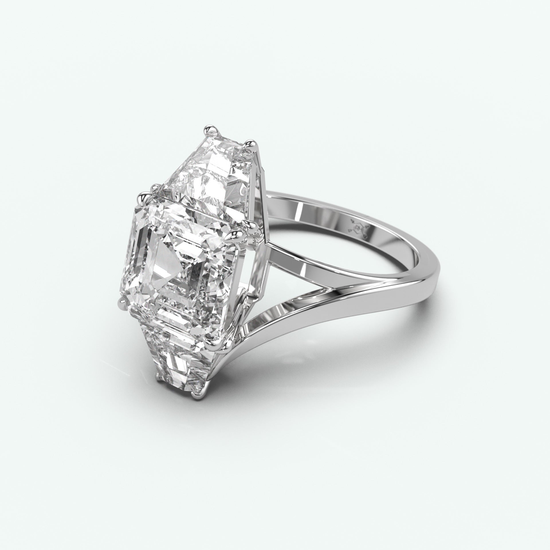 White Gold - Asscher