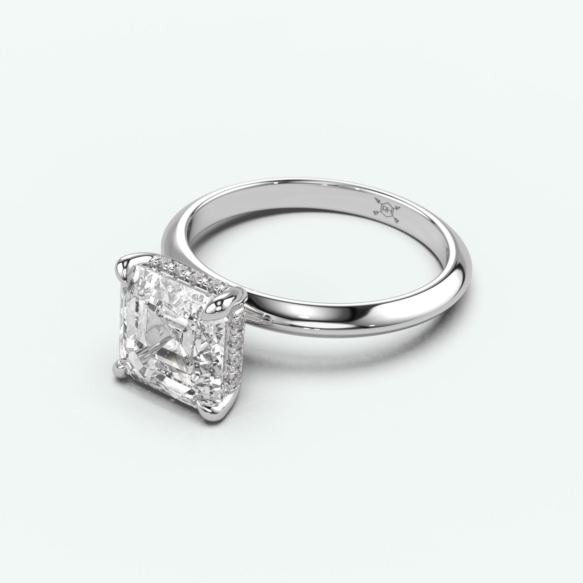 White Gold - Asscher