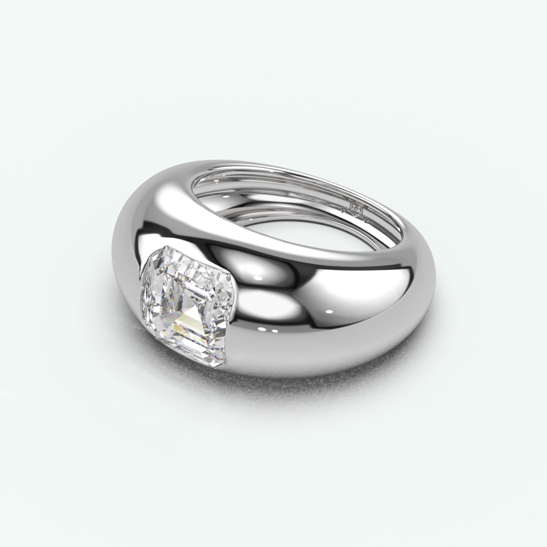 White Gold - Asscher