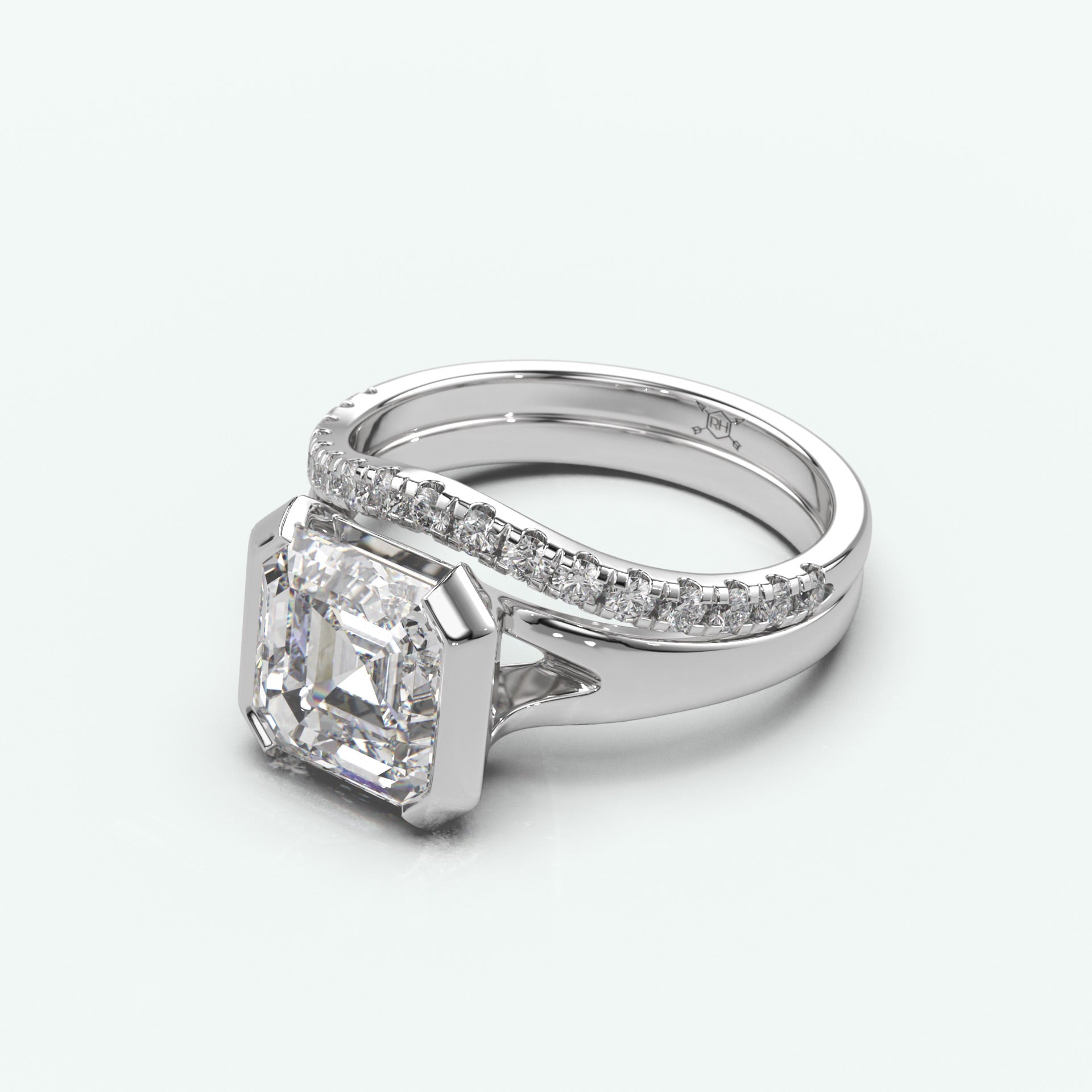 White Gold - Asscher