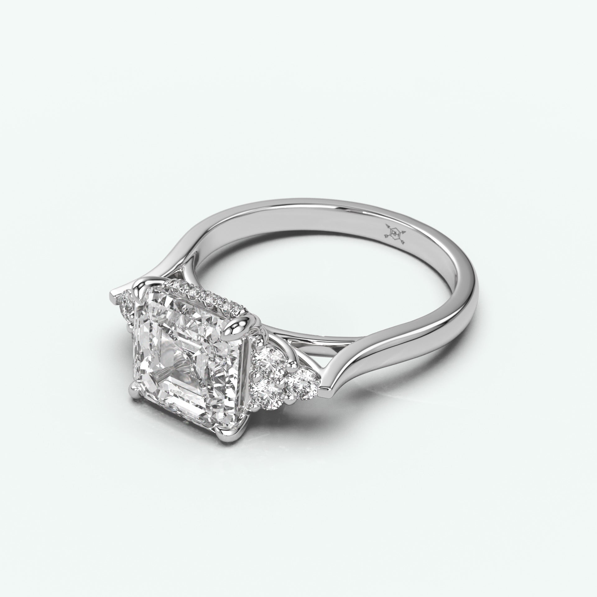 White Gold - Asscher