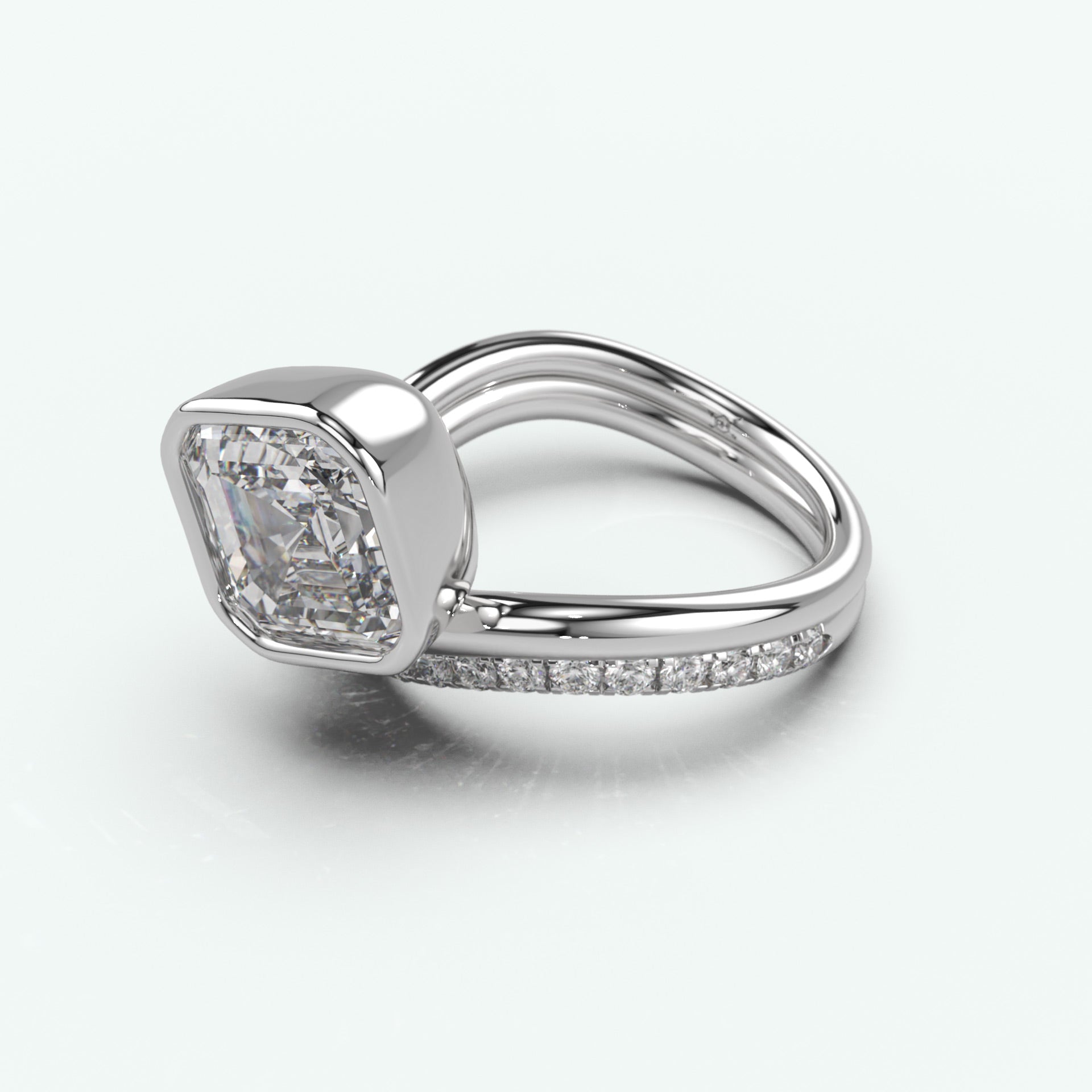 White Gold - Asscher