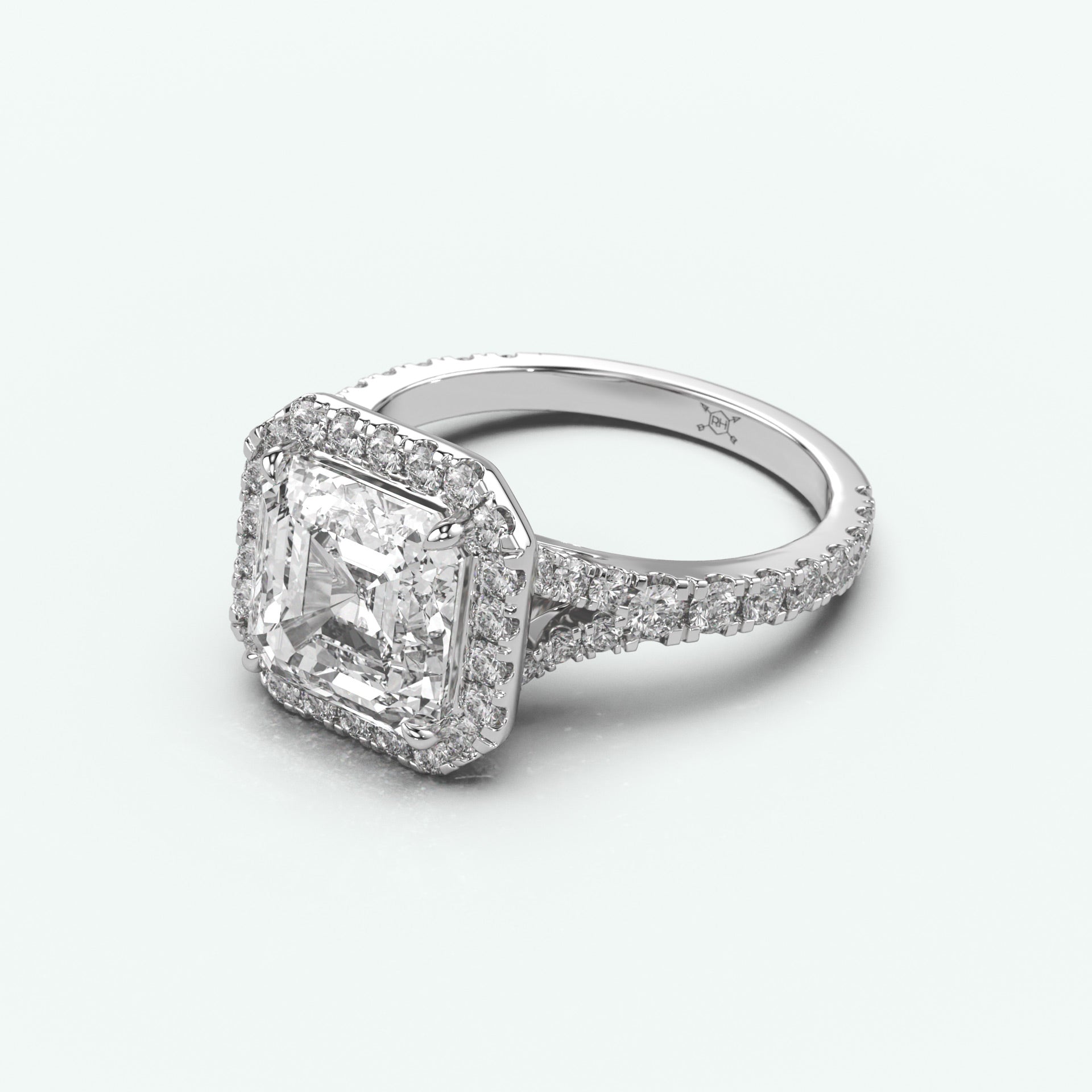 White Gold - Asscher