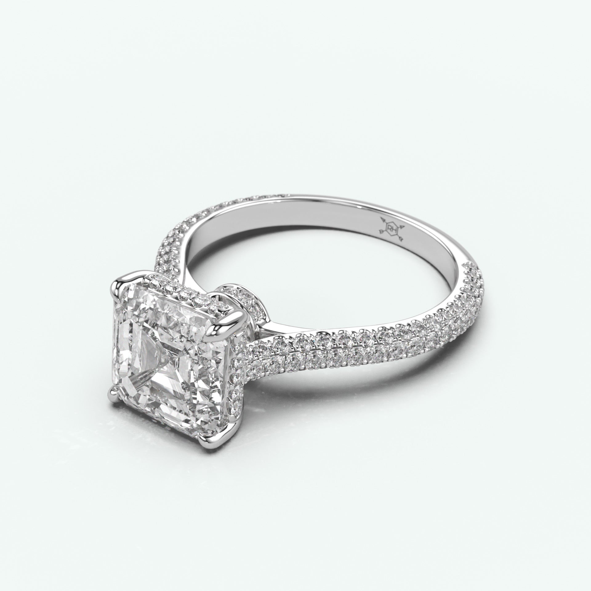 White Gold - Asscher
