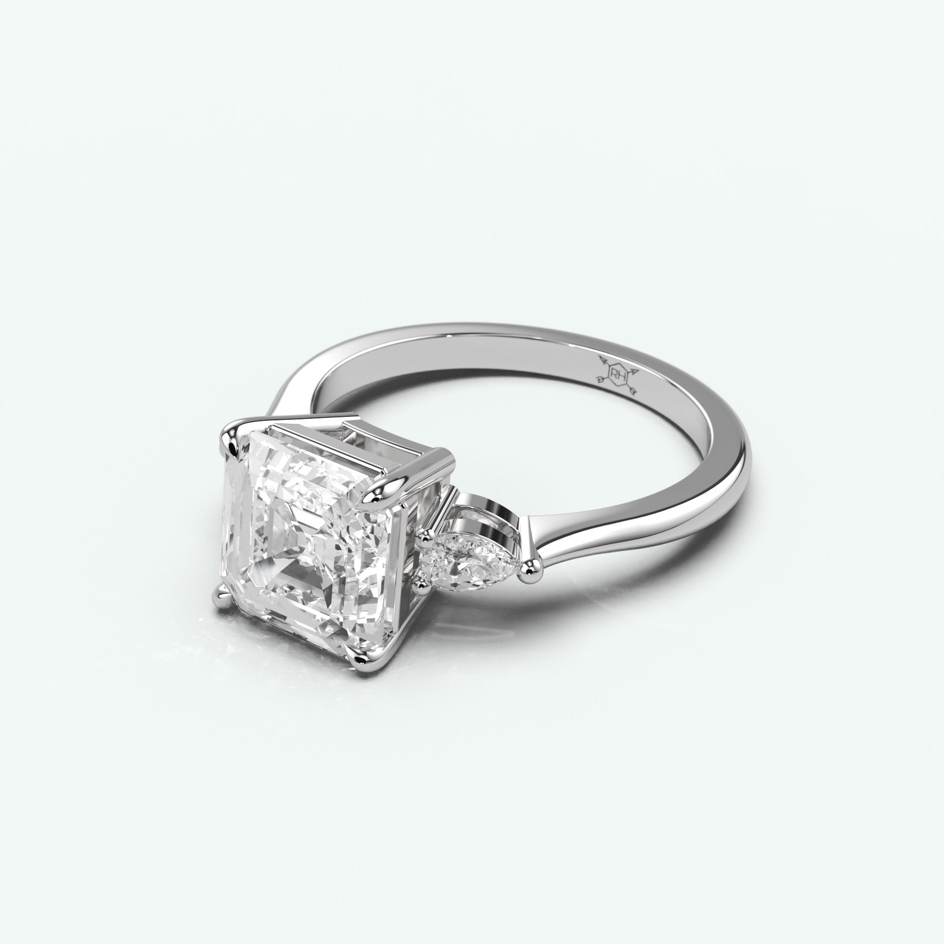White Gold - Asscher