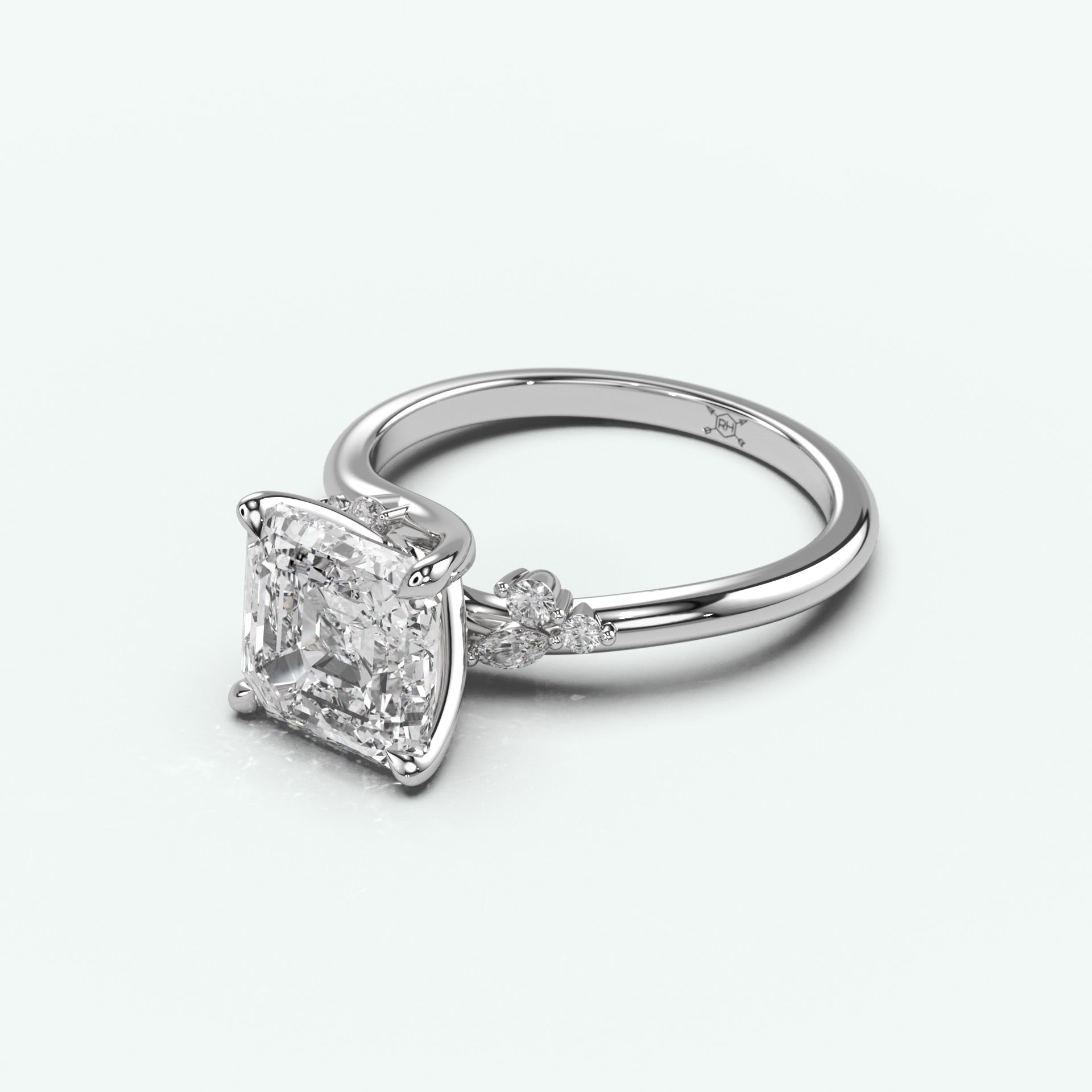 White Gold - Asscher