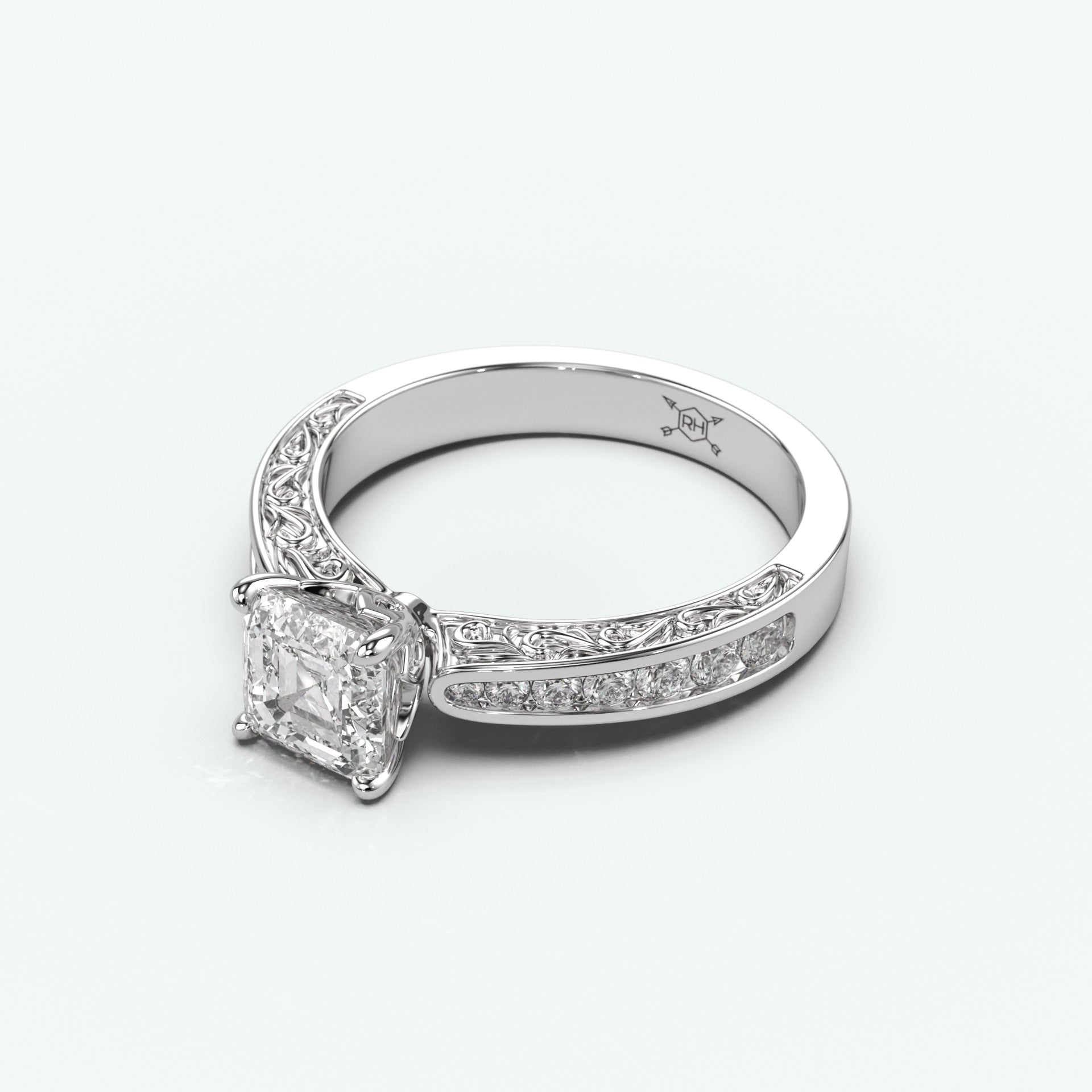 White Gold - Asscher