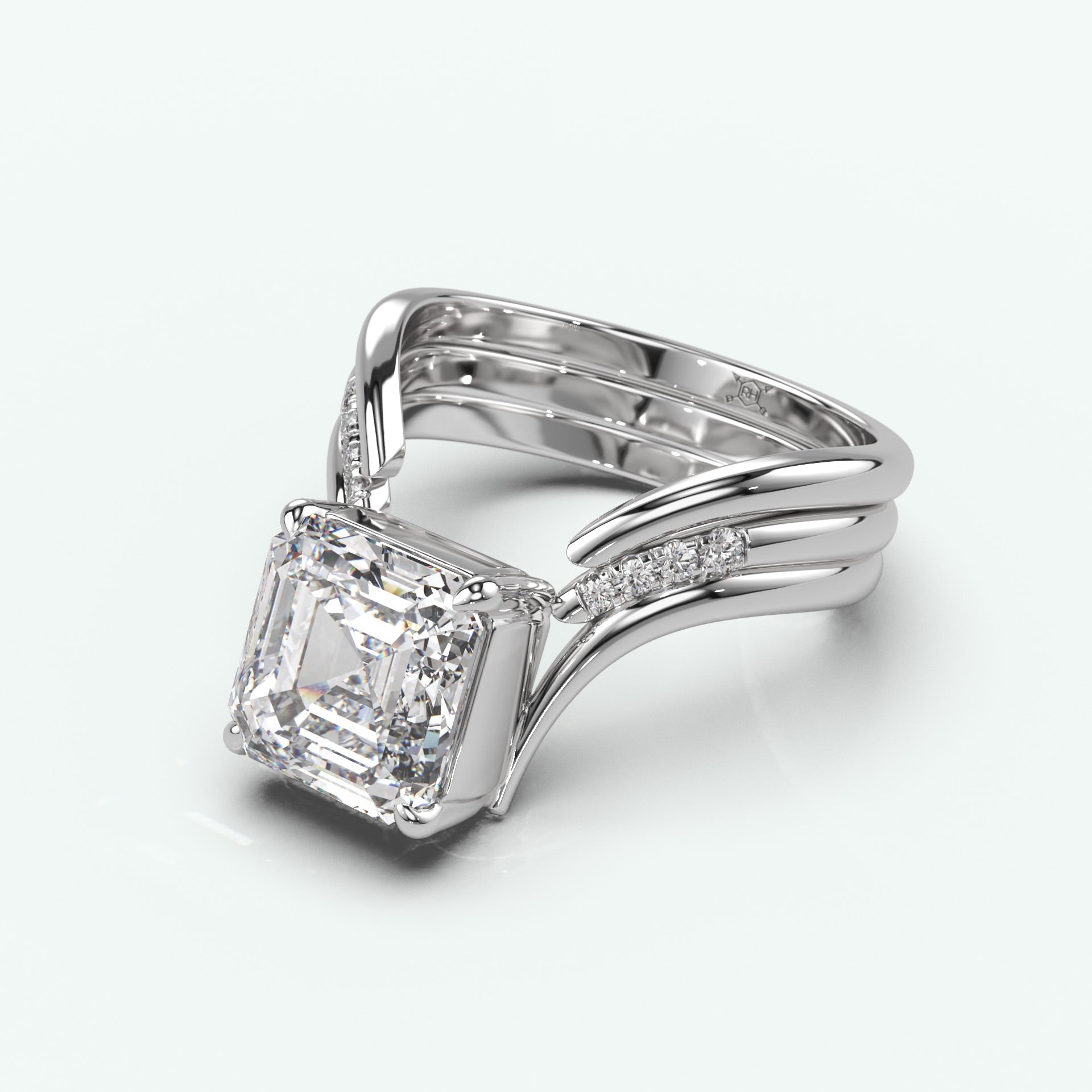 White Gold - Asscher