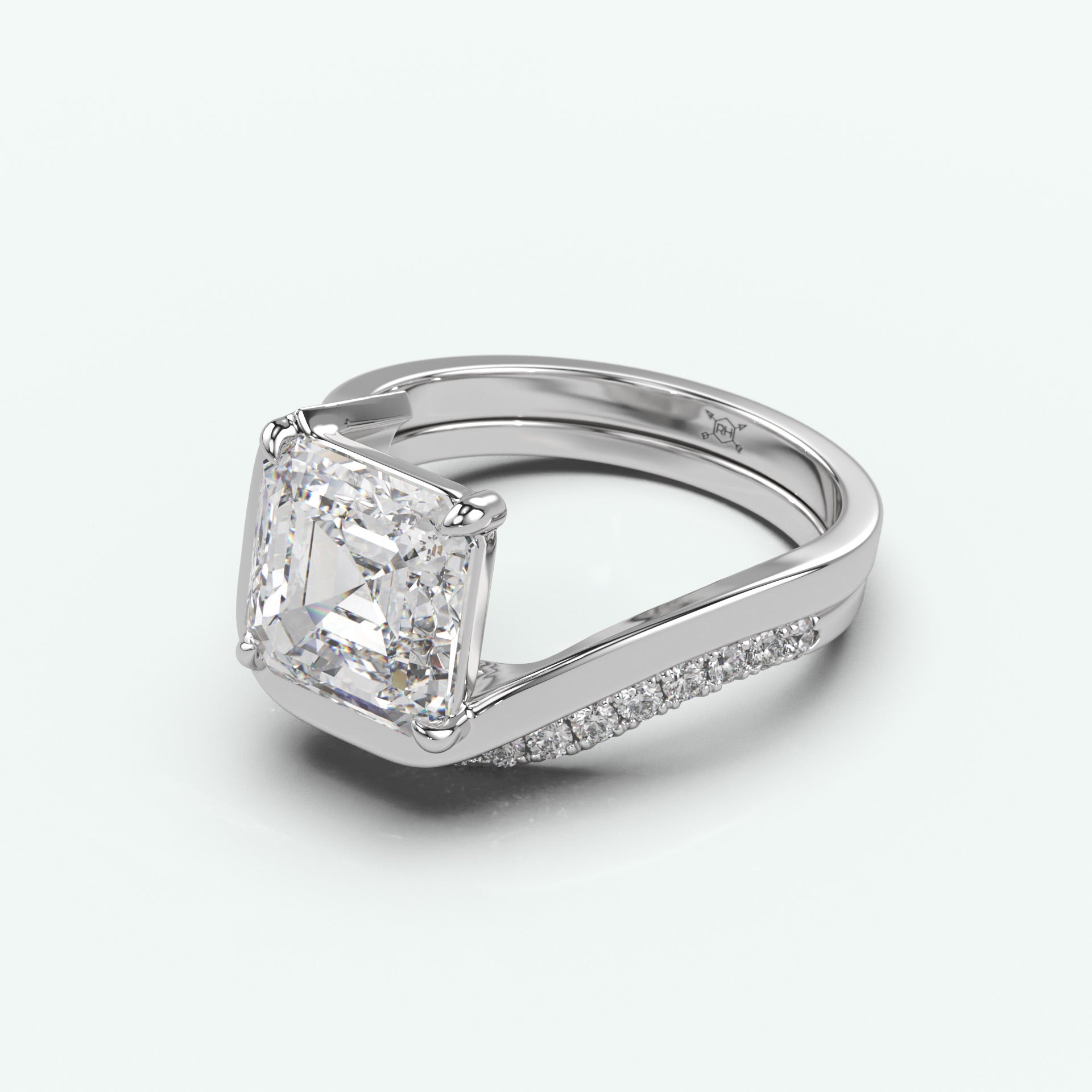 White Gold - Asscher
