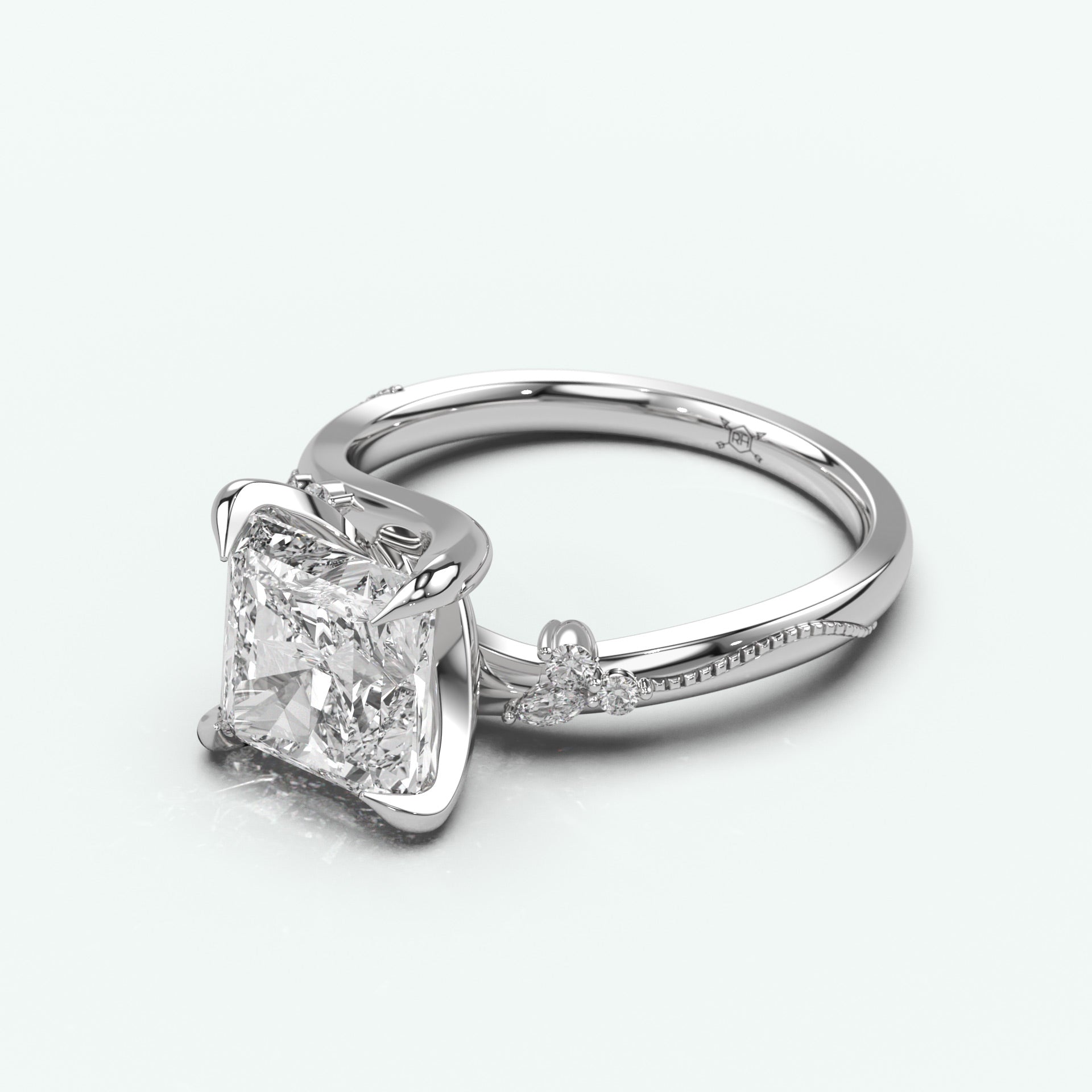 White Gold - Asscher