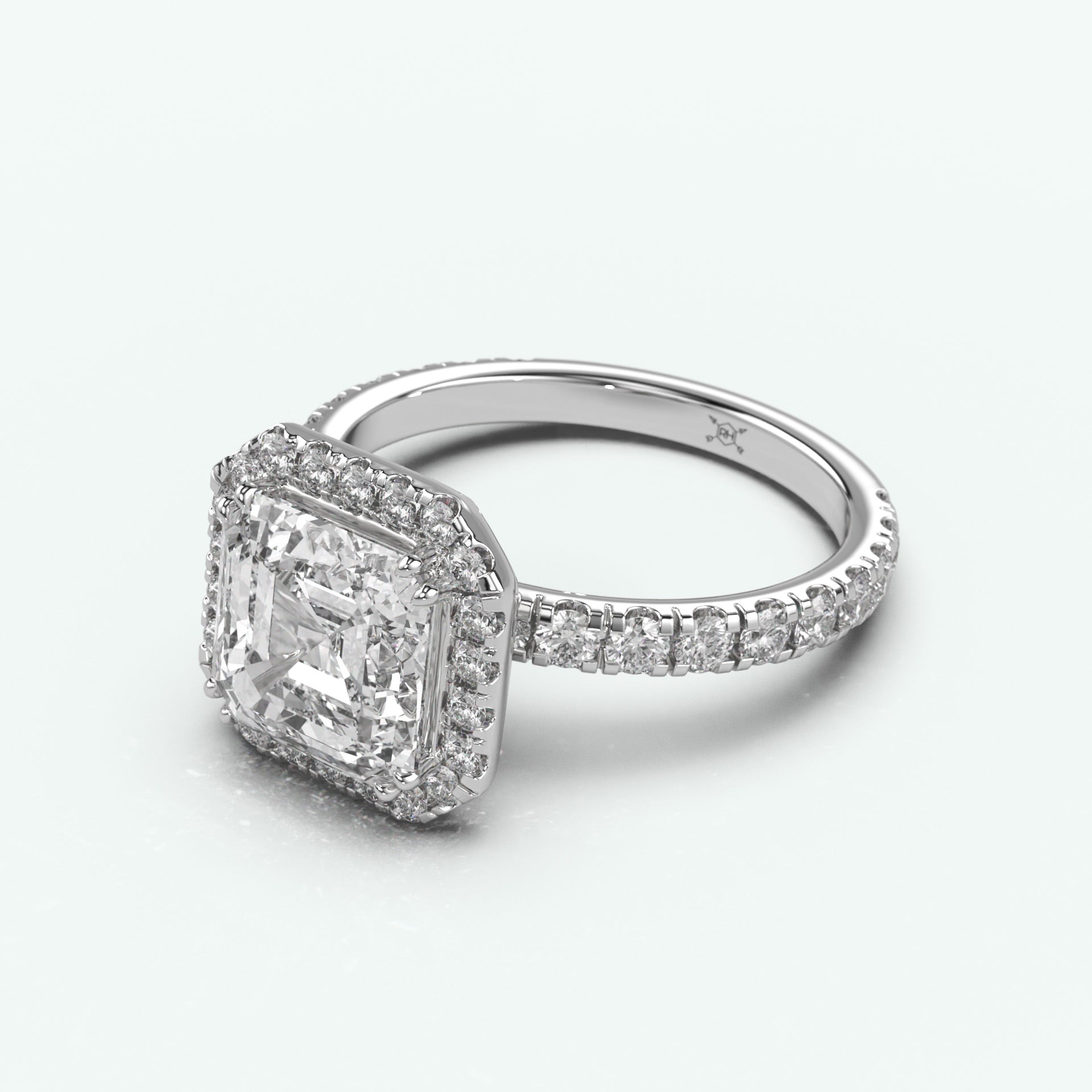 White Gold - Asscher