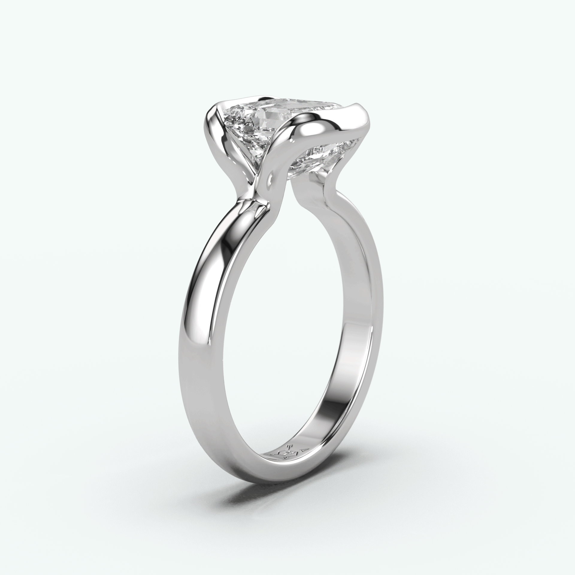 White Gold - Asscher