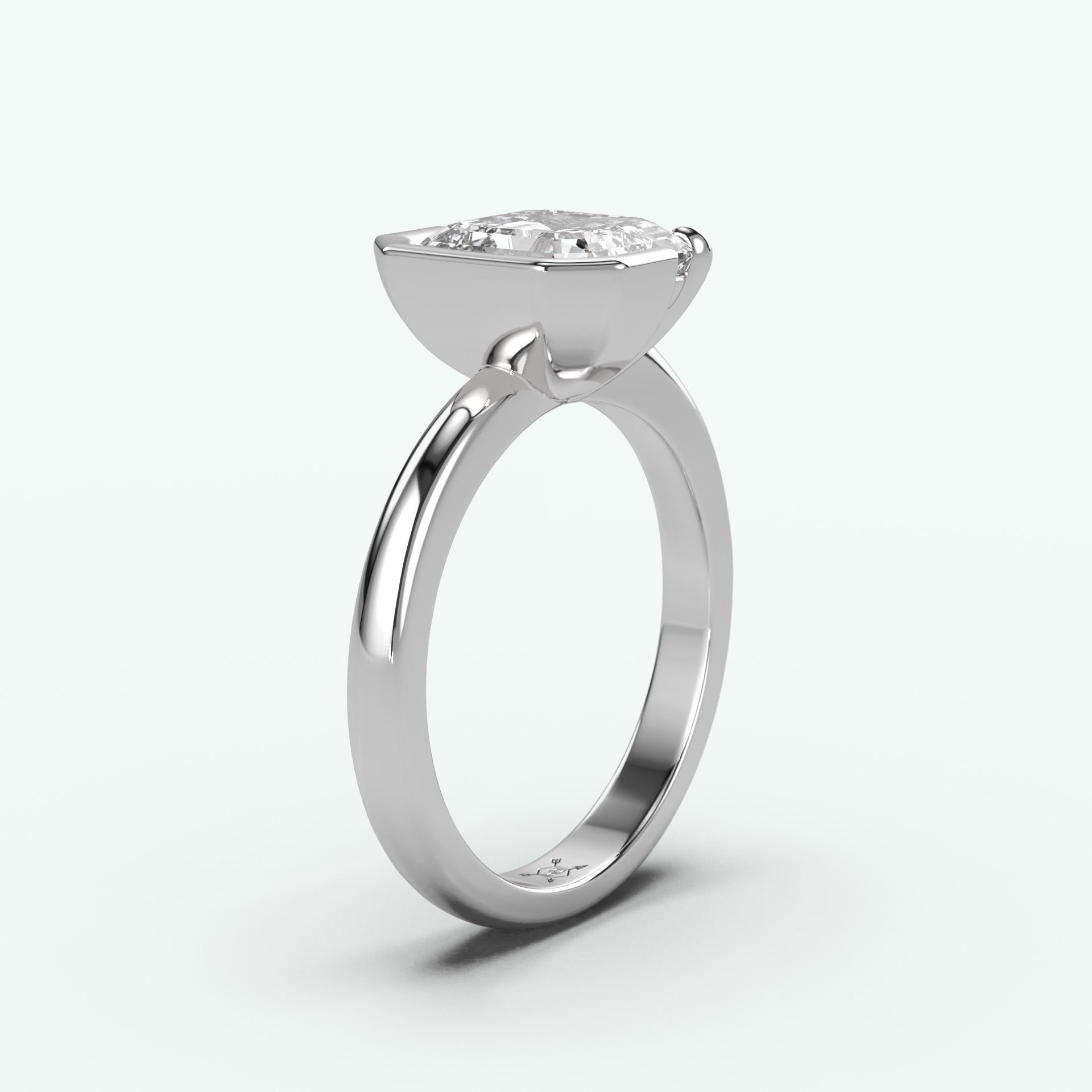 White Gold - Asscher