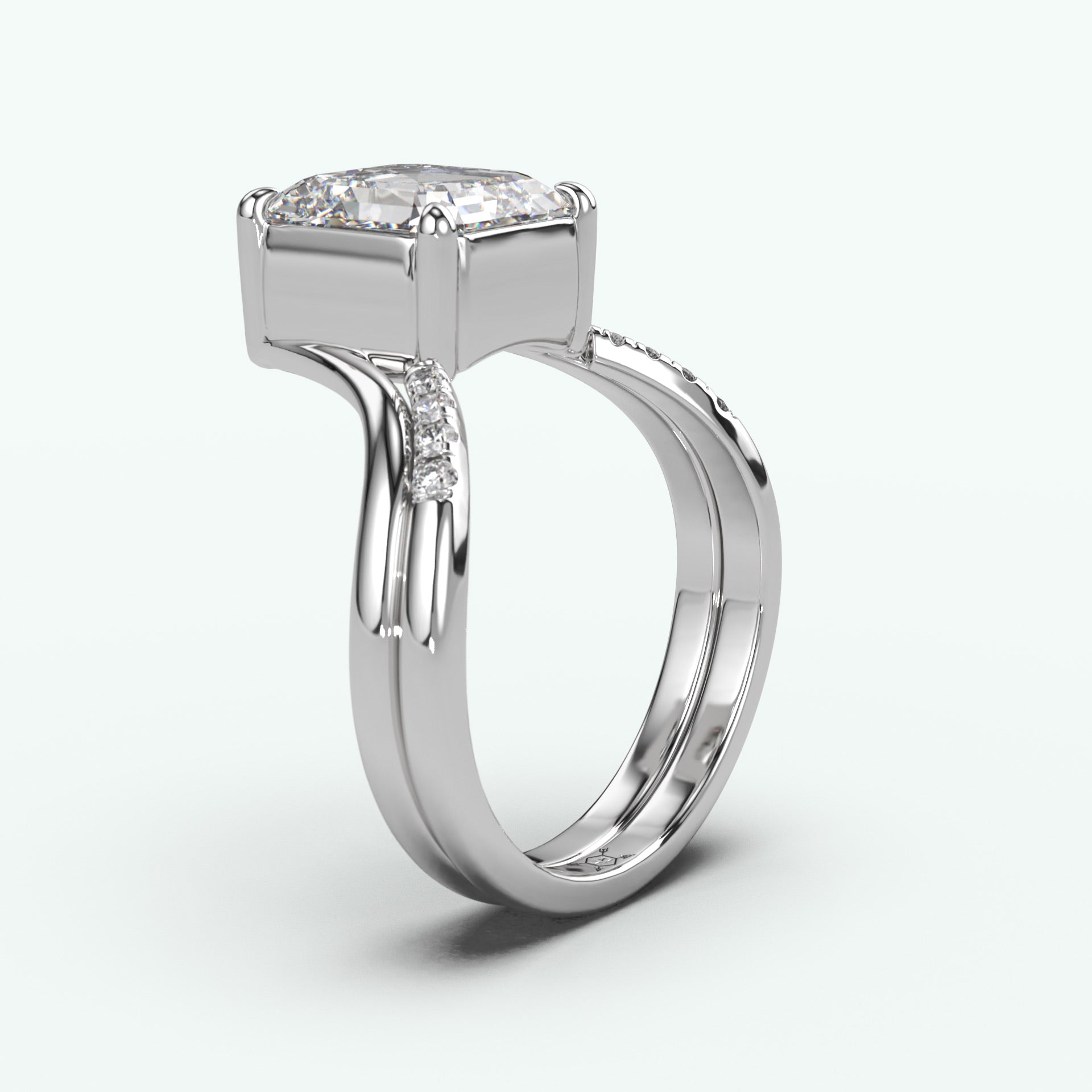 White Gold - Asscher