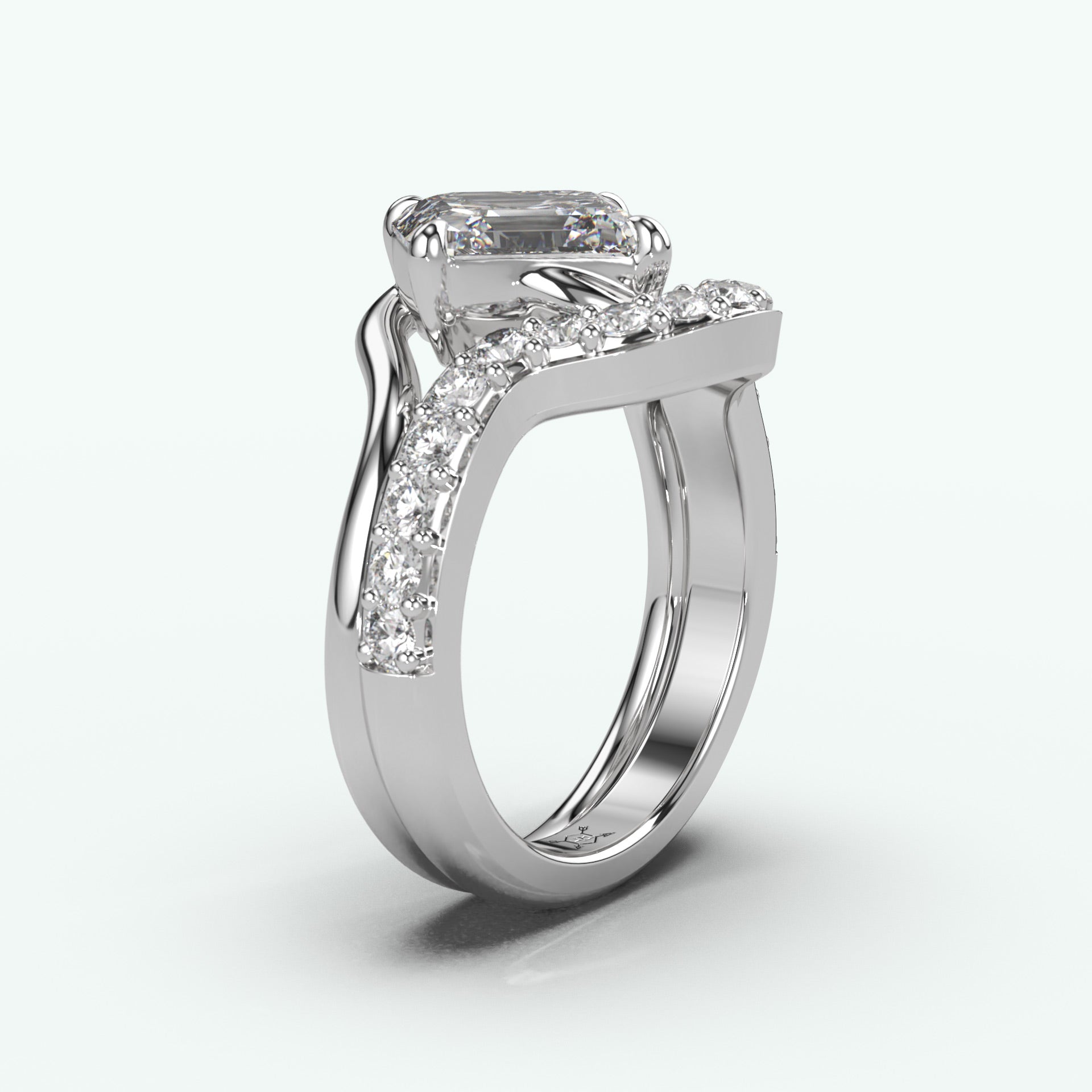 White Gold - Asscher