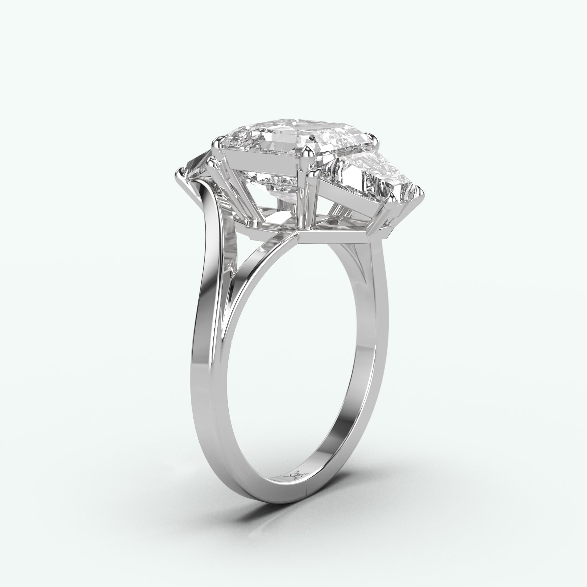 White Gold - Asscher