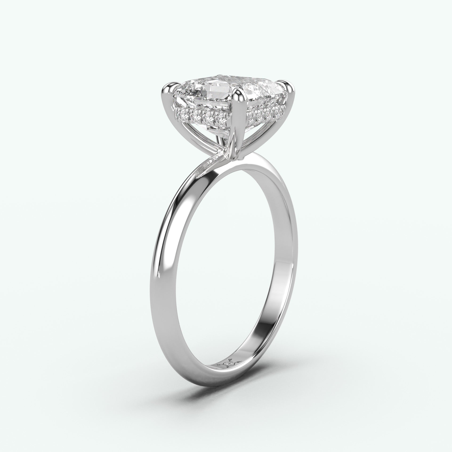 White Gold - Asscher