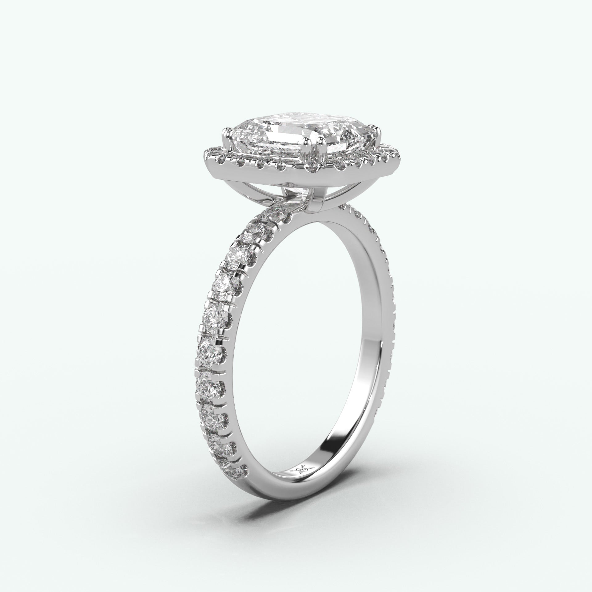 White Gold - Asscher