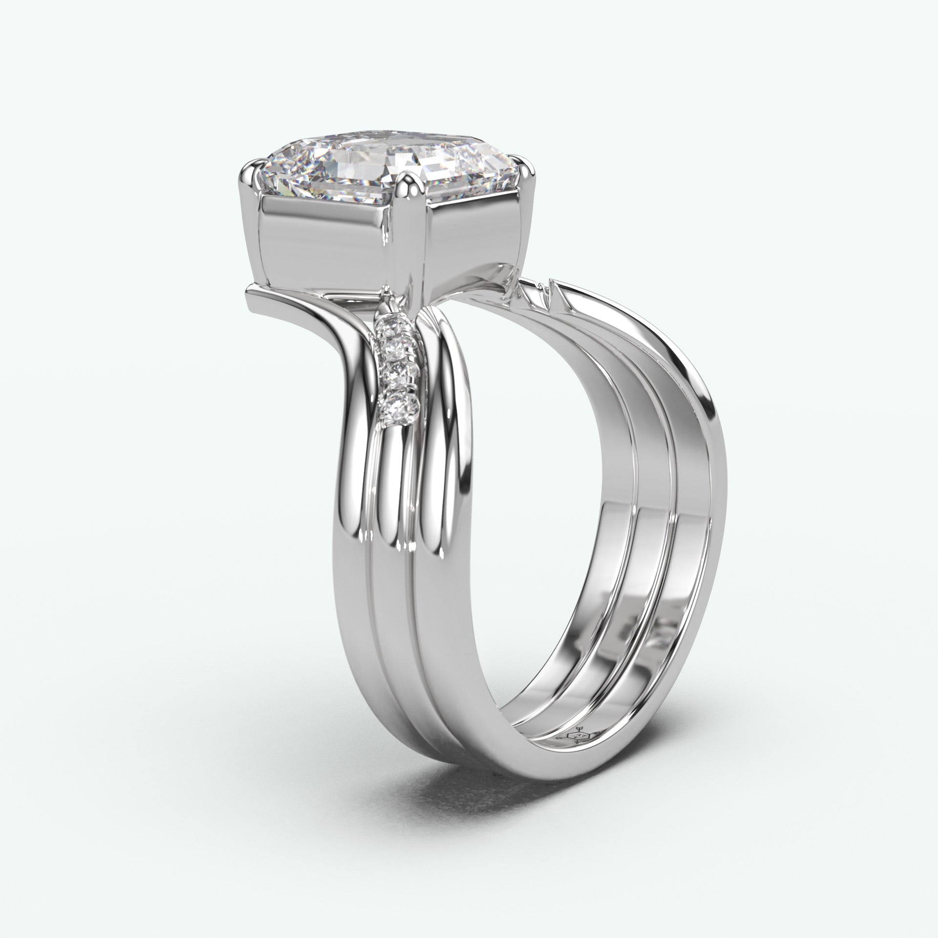 White Gold - Asscher