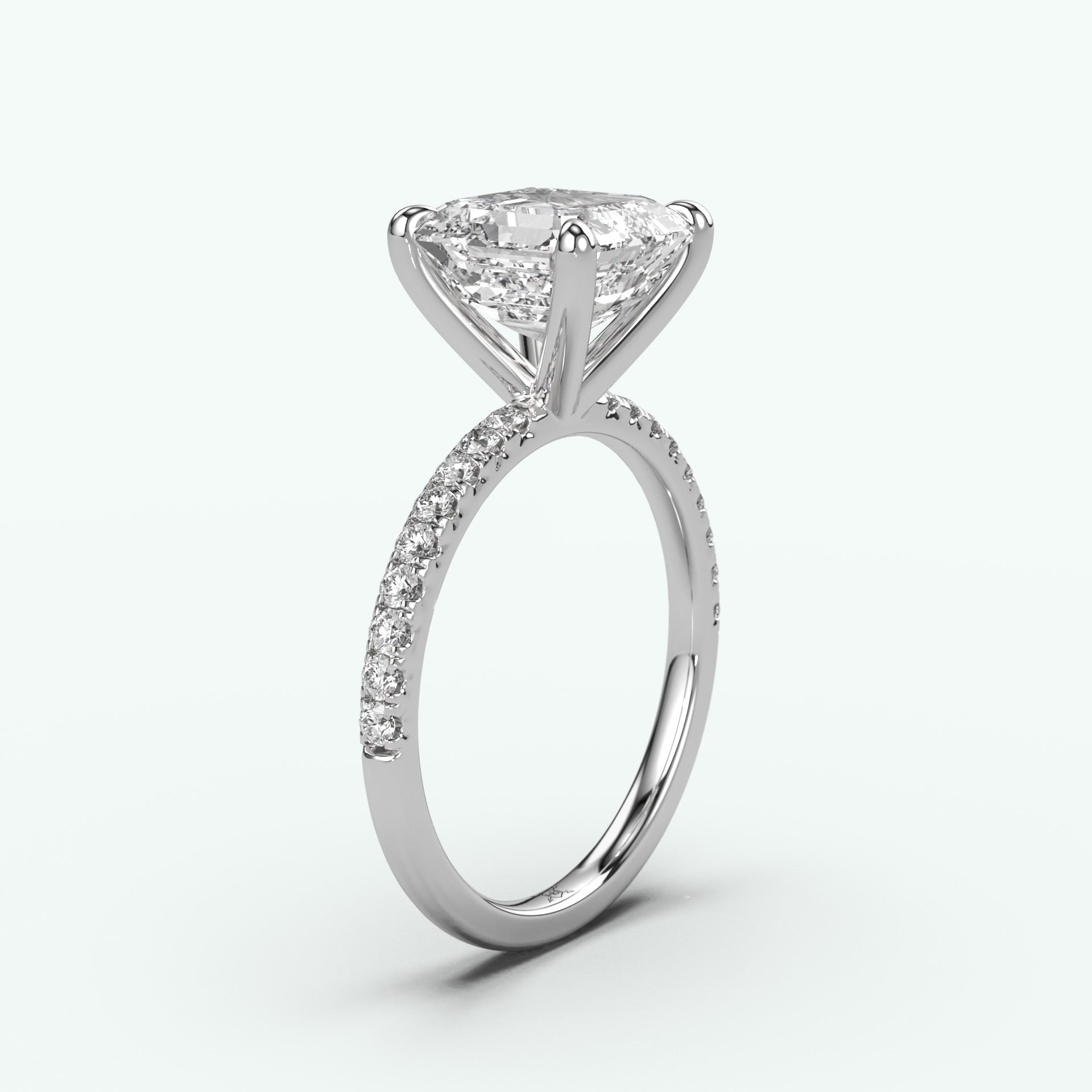 White Gold - Asscher